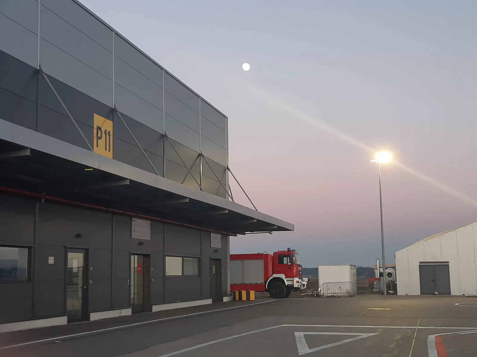 Newer arrivals building at Memmingen Airport