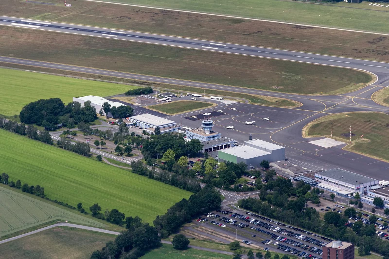 Airport of Münster-Osnabrück , Greven , North Rhine-Westphalia , Germany