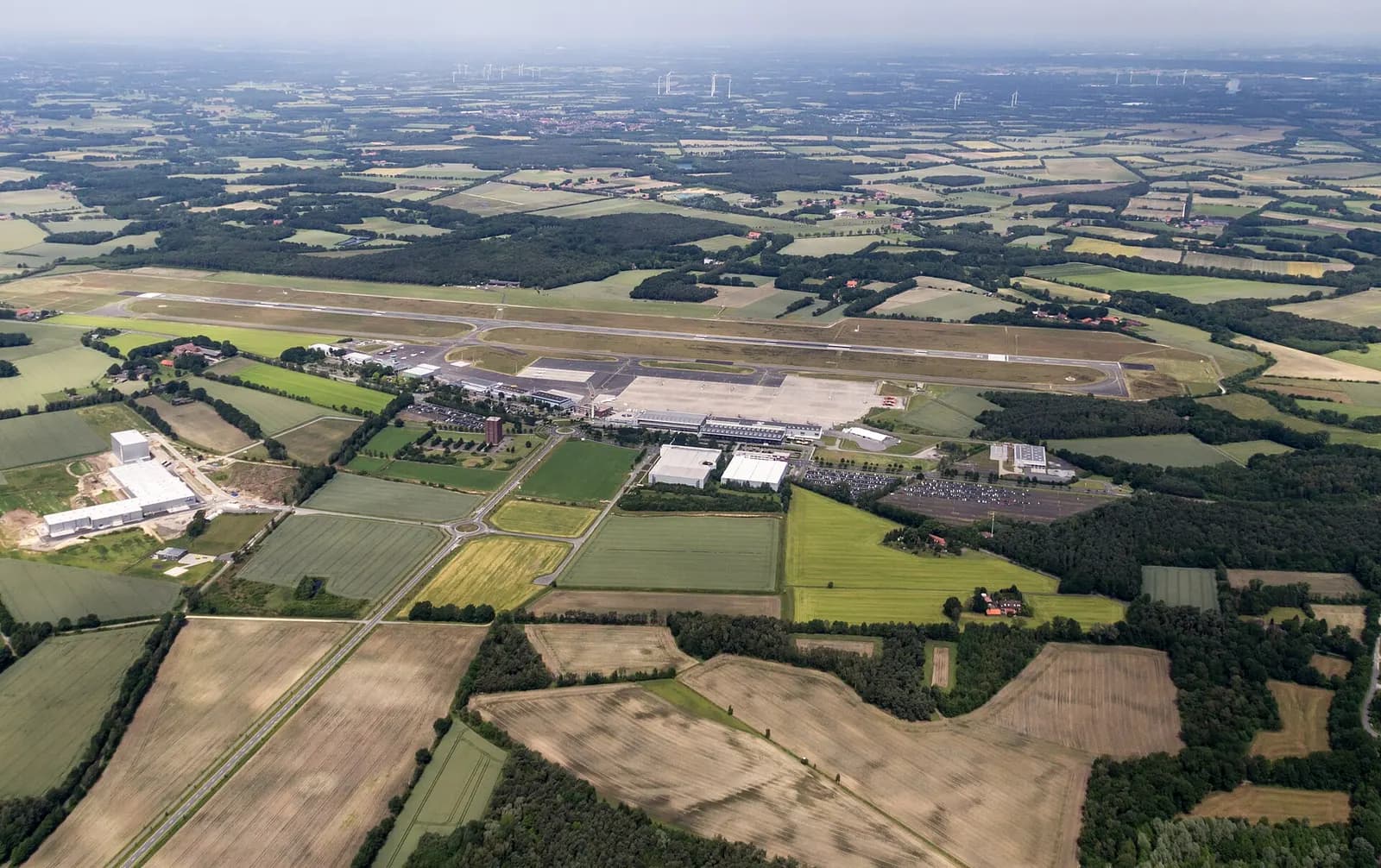 Airport of Münster-Osnabrück , Greven , North Rhine-Westphalia , Germany
