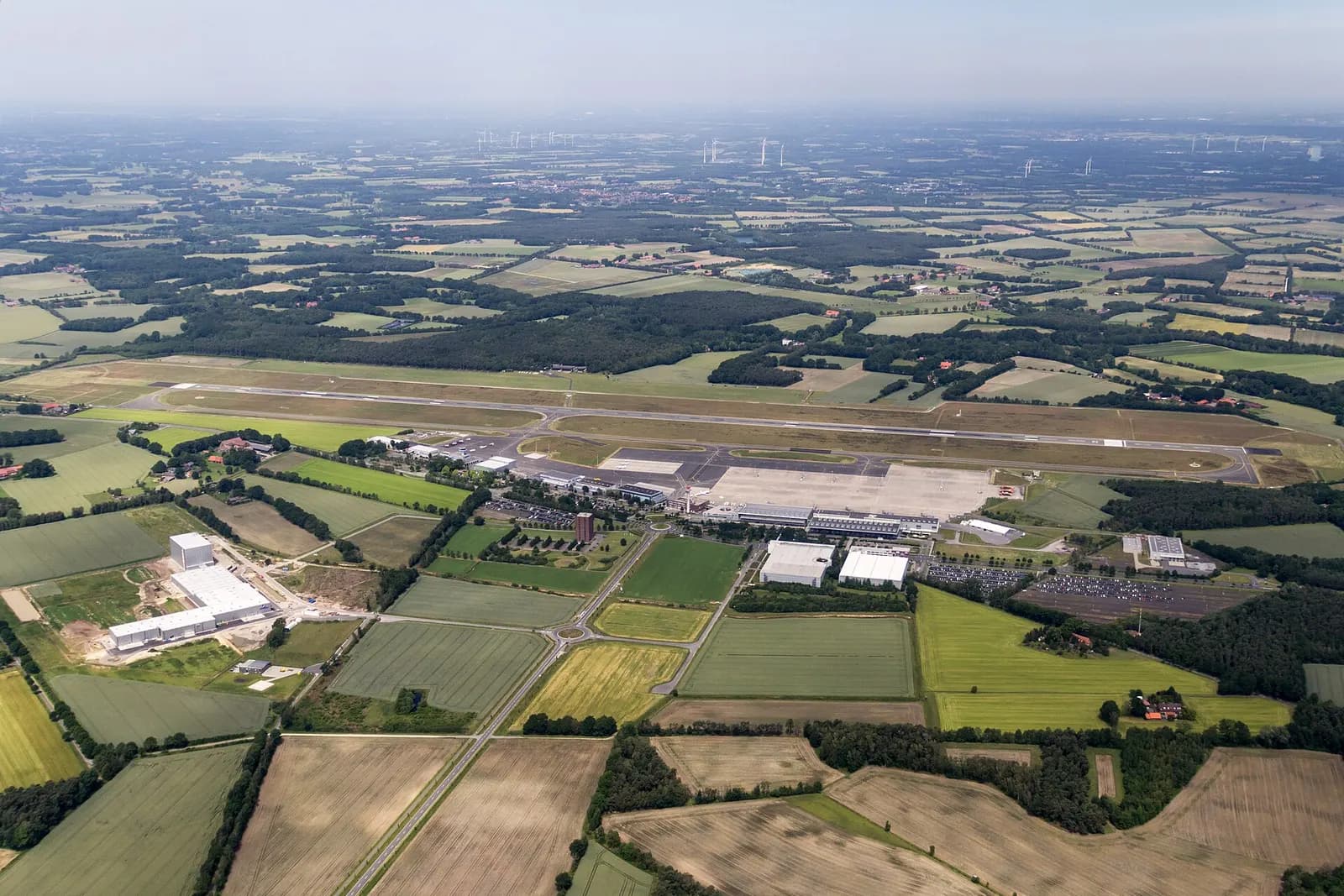 Airport of Münster-Osnabrück , Greven , North Rhine-Westphalia , Germany
