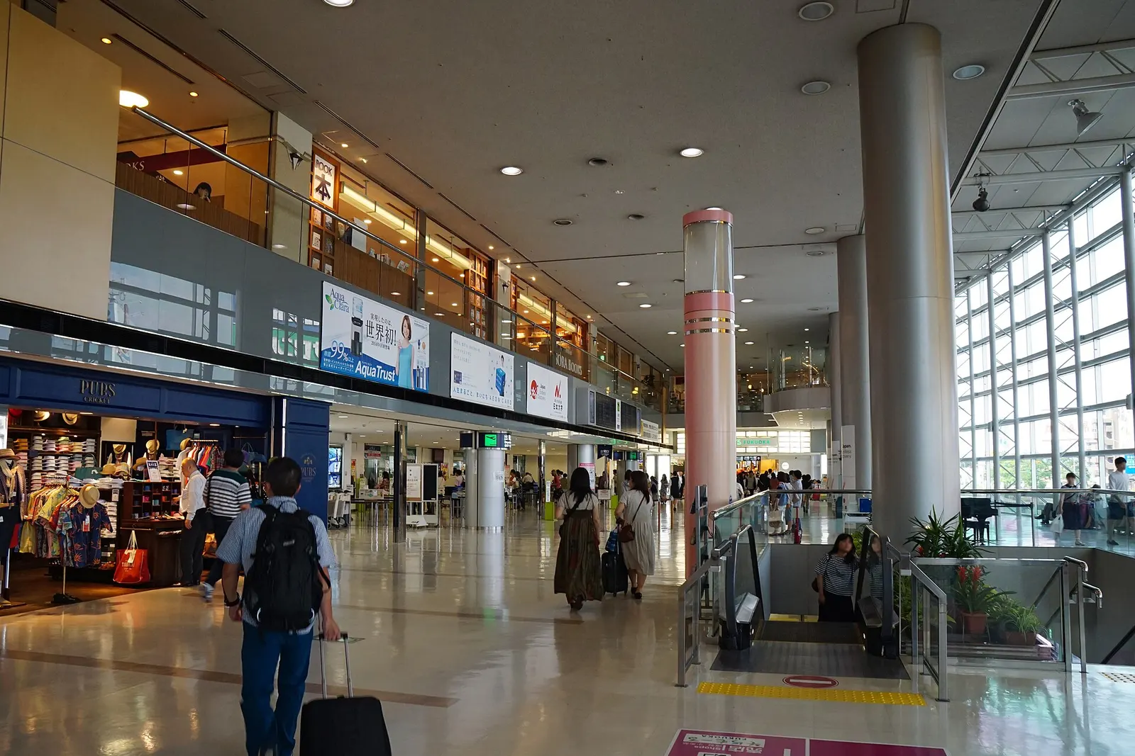 Fukuoka Airport in Fukuoka , Fukuoka prefecture , Japan .
