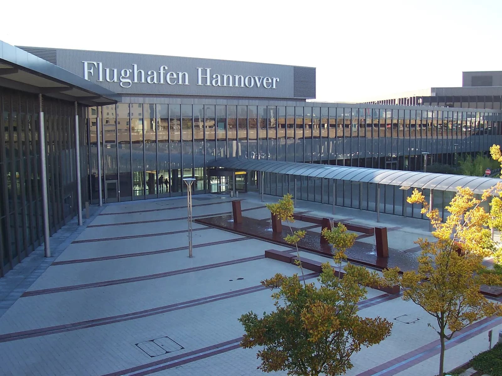 Hannover International Airport. Connecting passage between Terminals B and C.