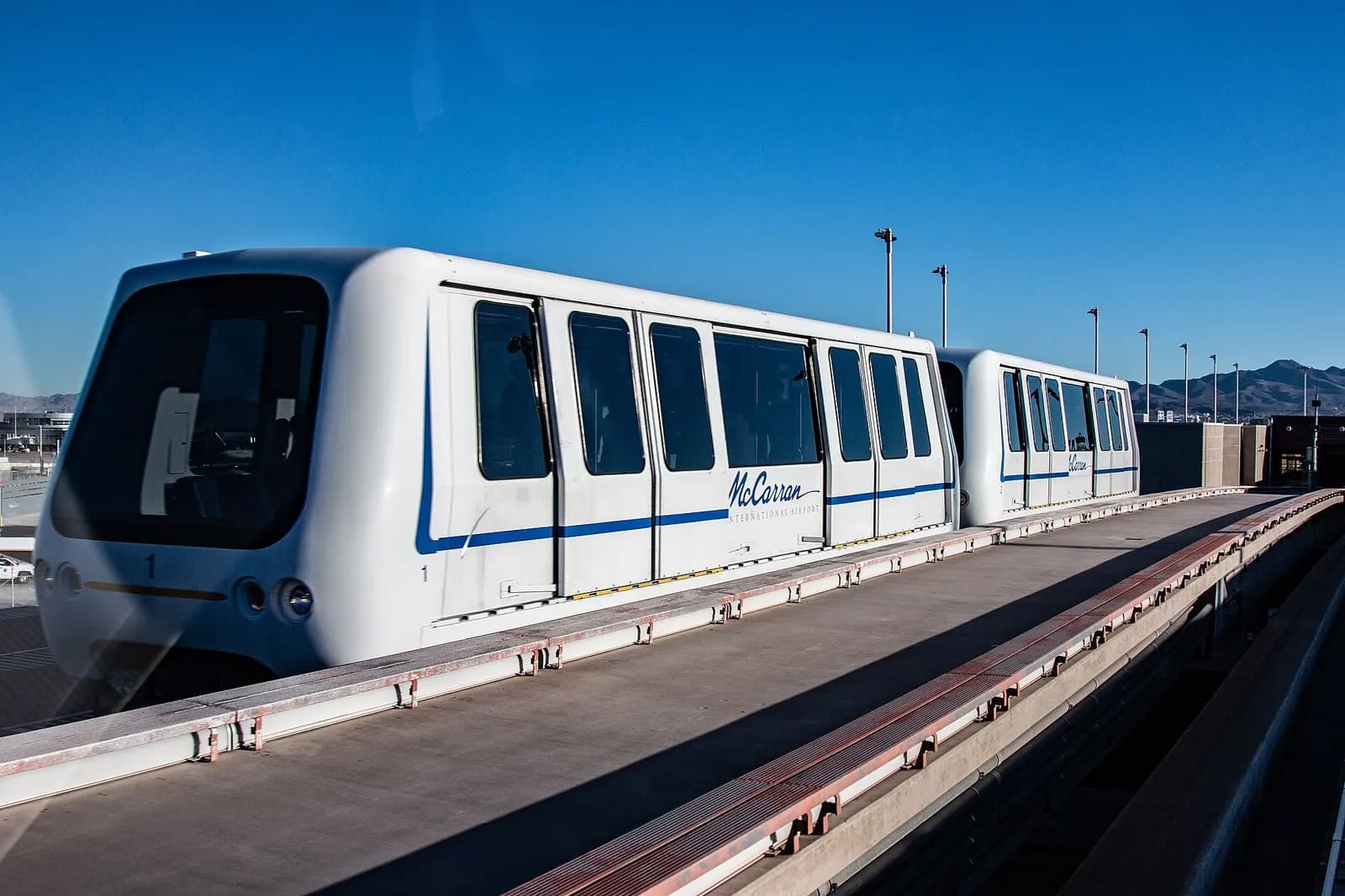Las Vegas Airport People Mover between Terminal 1 and D Gates