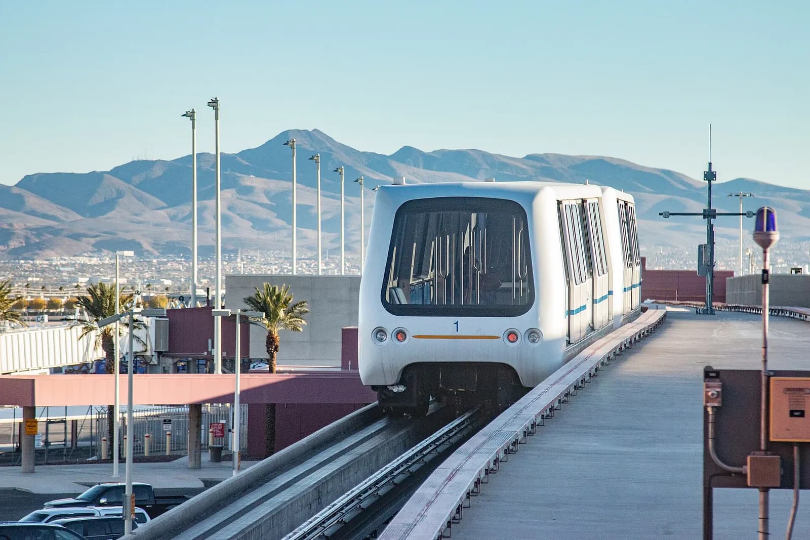 Las Vegas Airport People Mover between Terminal 1 and D Gates