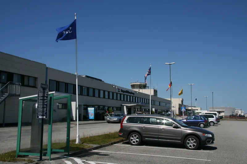 Exterior view of Haugesund Airport Karmøy terminal