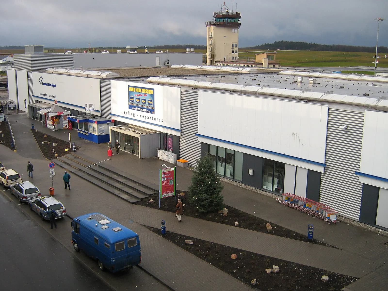 Passenger terminal building at Frankfurt-Hahn Airport
