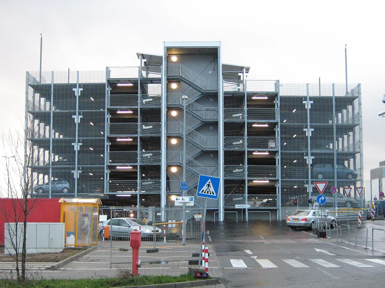 Parking area at Frankfurt-Hahn Airport