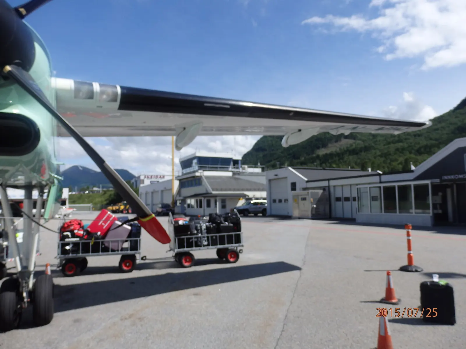 Ørsta–Volda Airport, Hovden airfield view in 2015