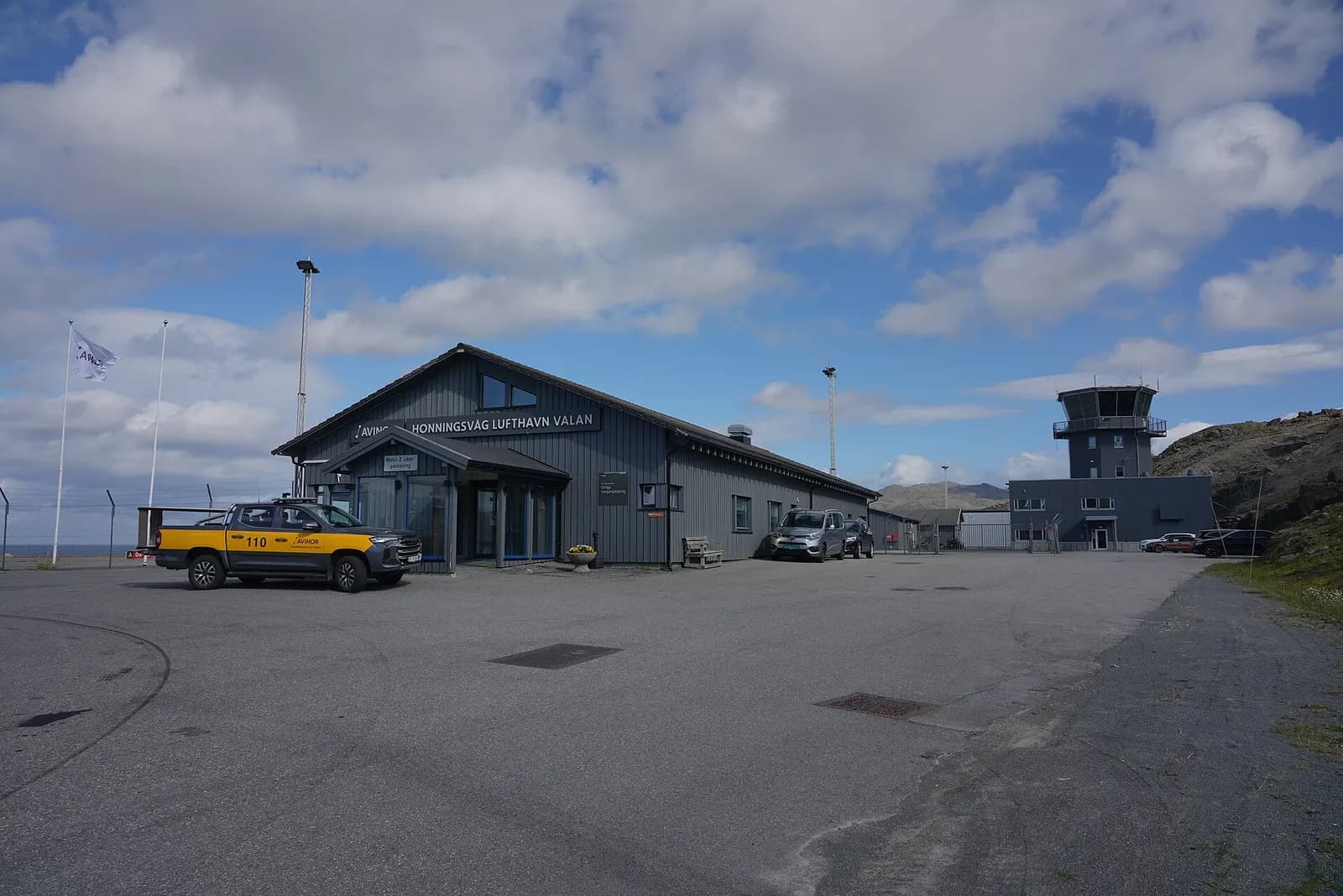 Honningsvåg Airport in Nordkapp Municipality, Finnmark, Norway. Opened in 1977, the airport is the closest to the North Cape. Flights to Hammerfest and Tromsø, among others, are offered from here.