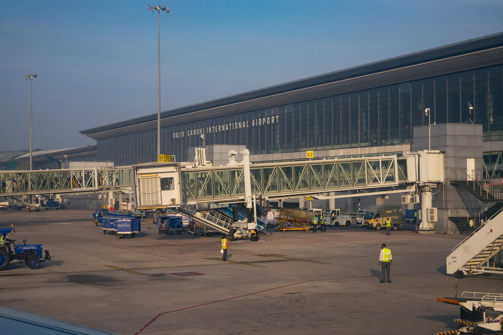 Rajiv Gandhi International Airport in Hyderabad