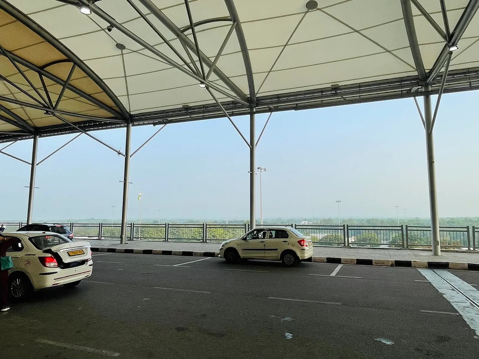 Exterior of Rajiv Gandhi International Airport, Hyderabad