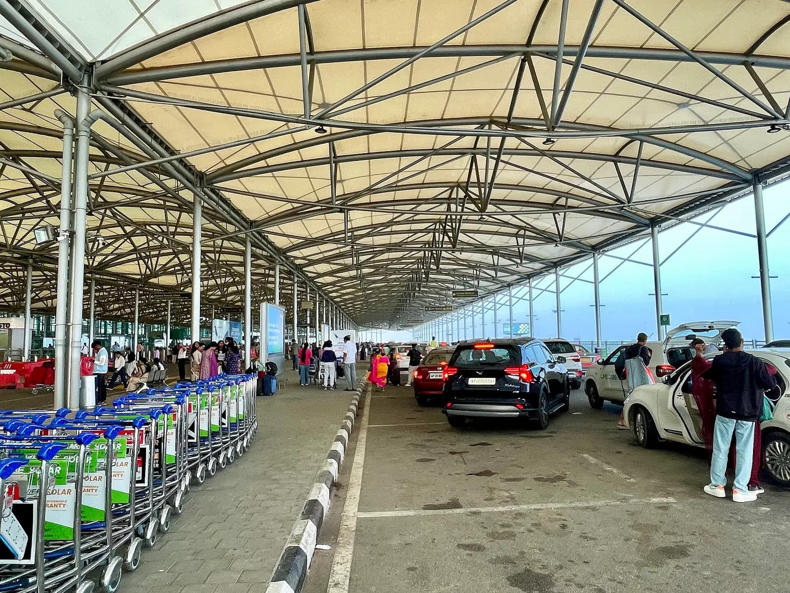 Exterior of Rajiv Gandhi International Airport, Hyderabad