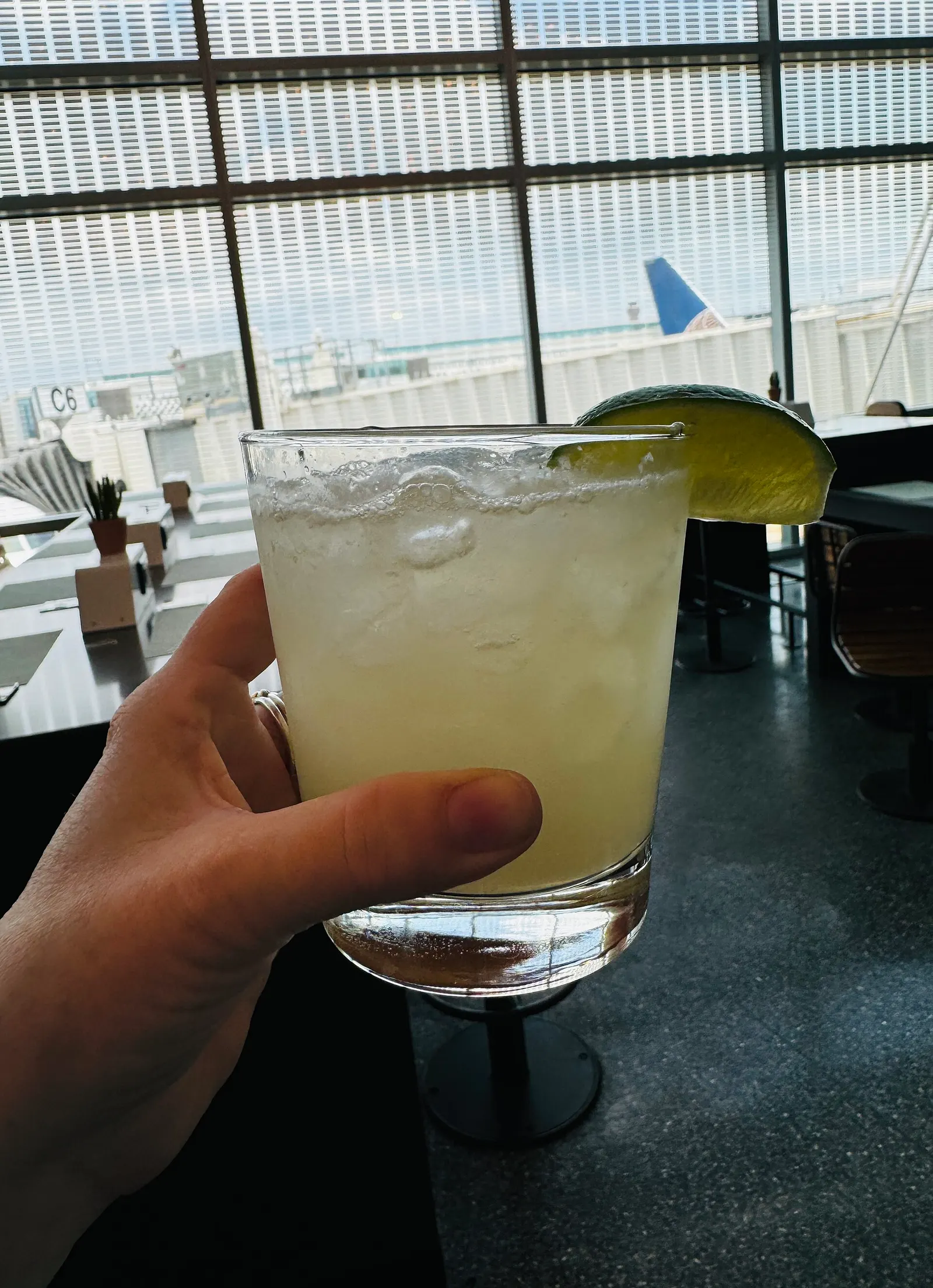 Margarita at Vida Taqueria, Terminal C, George Bush Intercontinental Airport