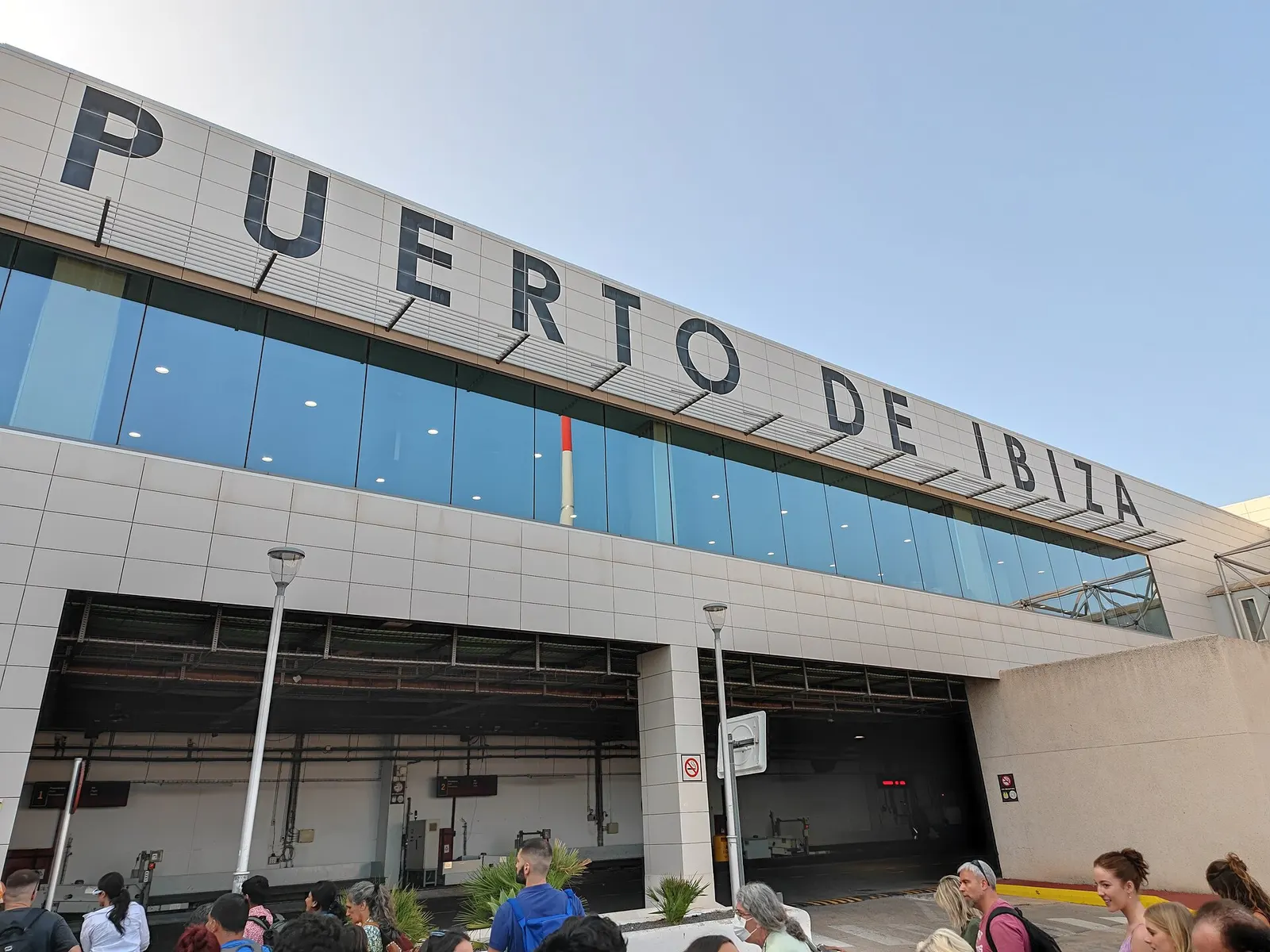 Ibiza Airport passenger terminal photographed in June 2023.