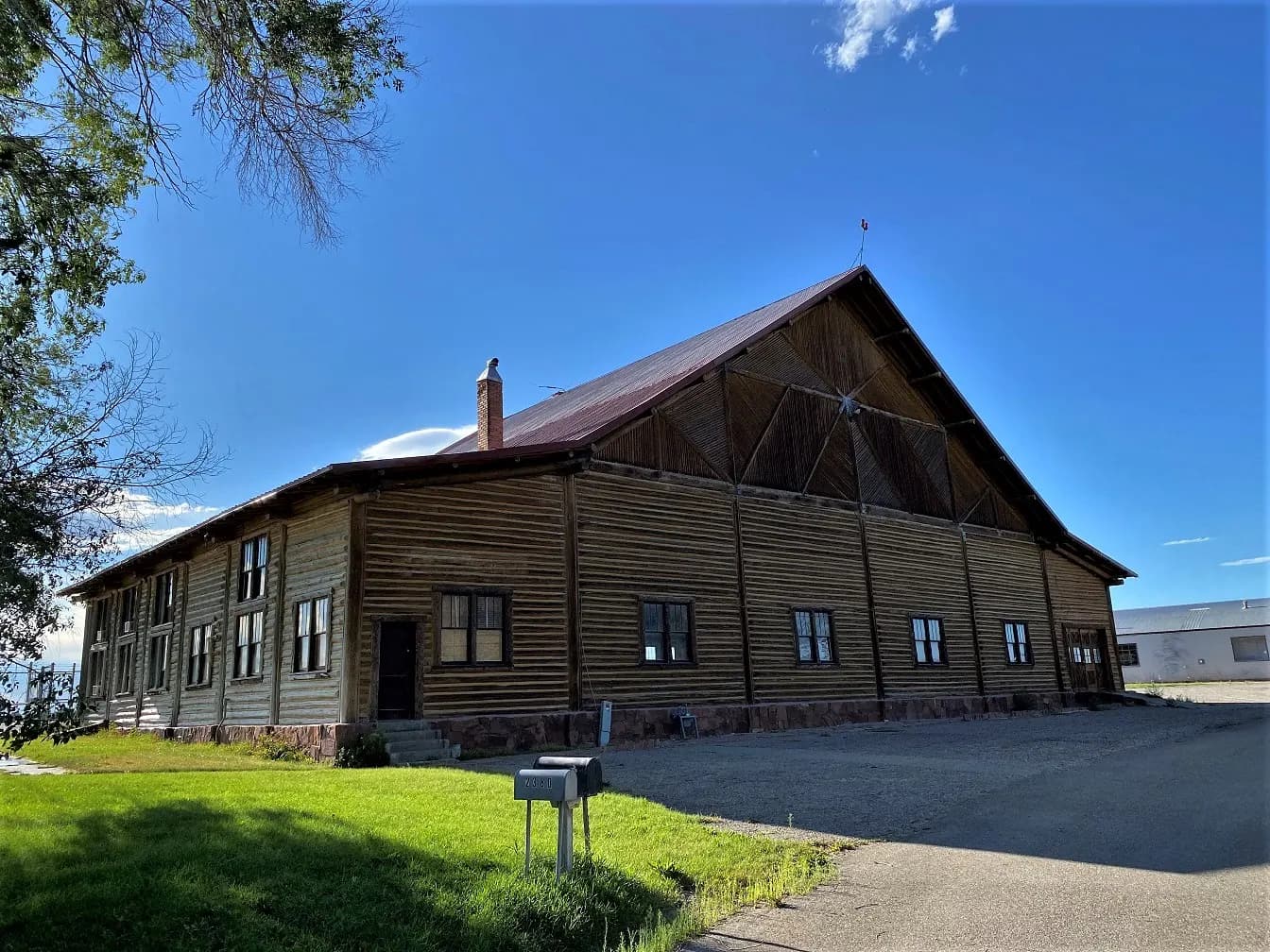 Idaho Falls Airport Historic District hangars on Foote Drive, listed on the National Register of Historic Places