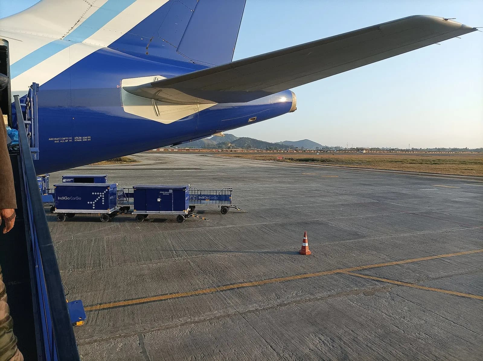 Arrival in Imphal, Kangleipak (Manipur), through the Imphal International Airport (alias Bir Tikendrajit International Airport alias Tulihal International Airport)