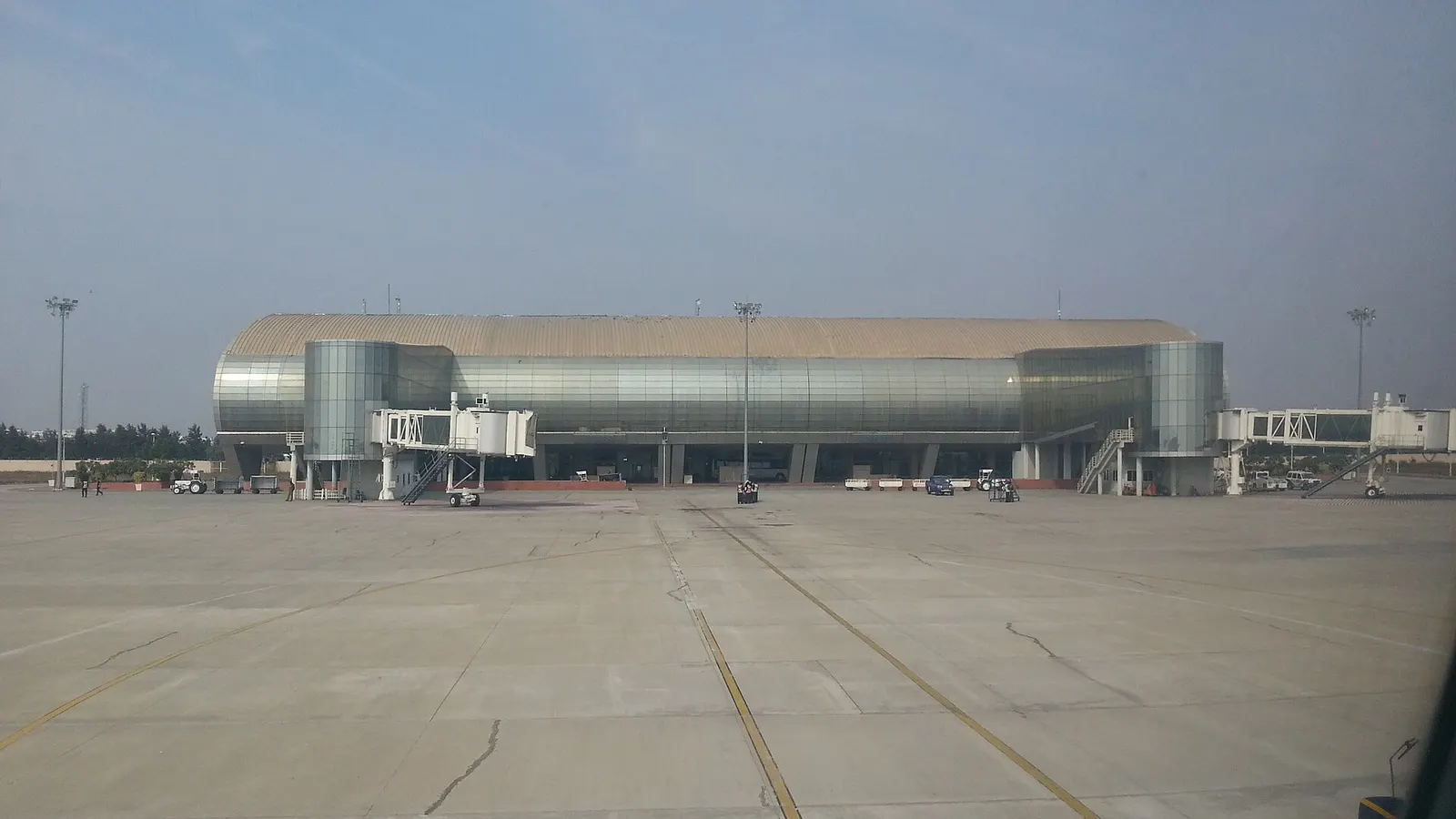 Jaipur International Airport Terminal 2 from Apron