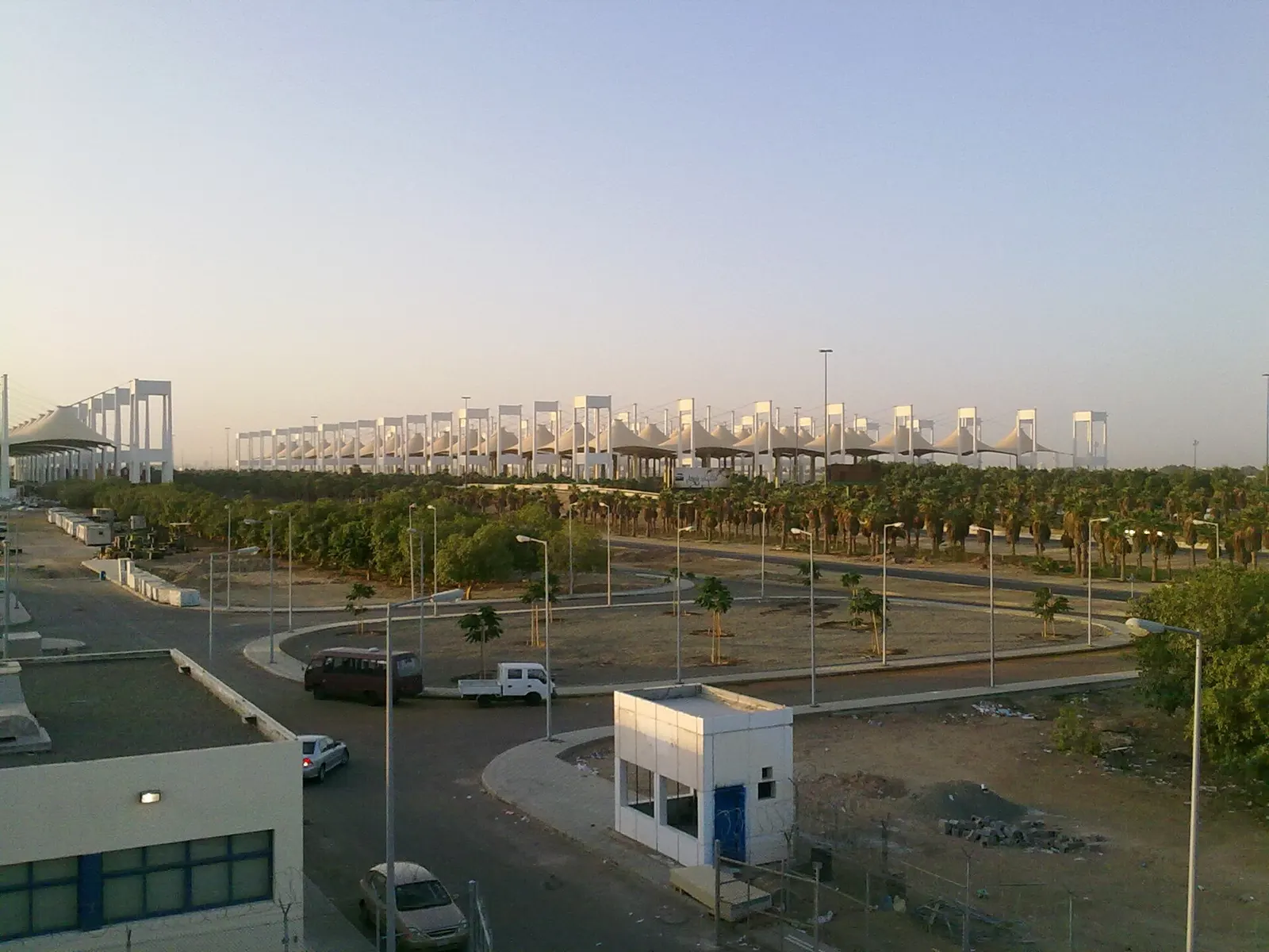 The Hajj terminal at King Abdulaziz International Airport, Jeddah, Saudi Arabia.