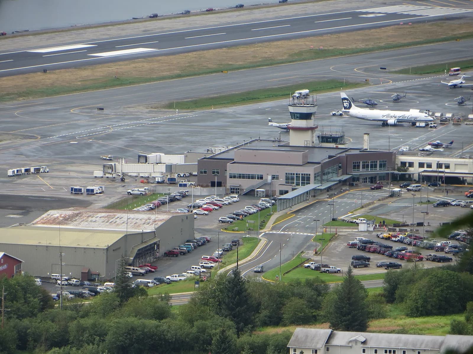 Juneau International Airport terminal photographed 9 August 2016.
