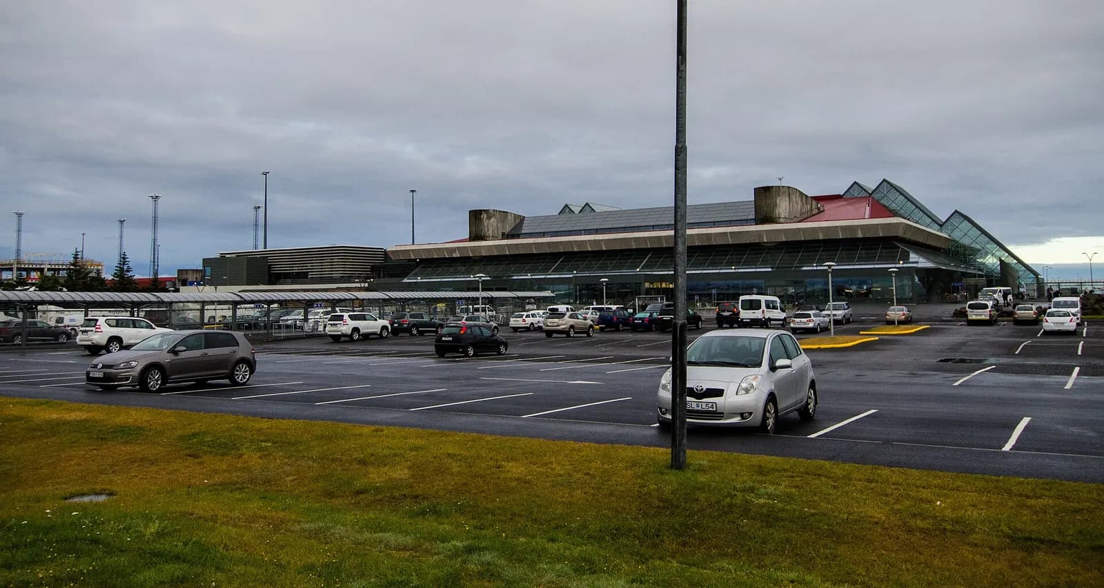 Exterior of Leifur Eiríksson Air Terminal at Keflavík International Airport