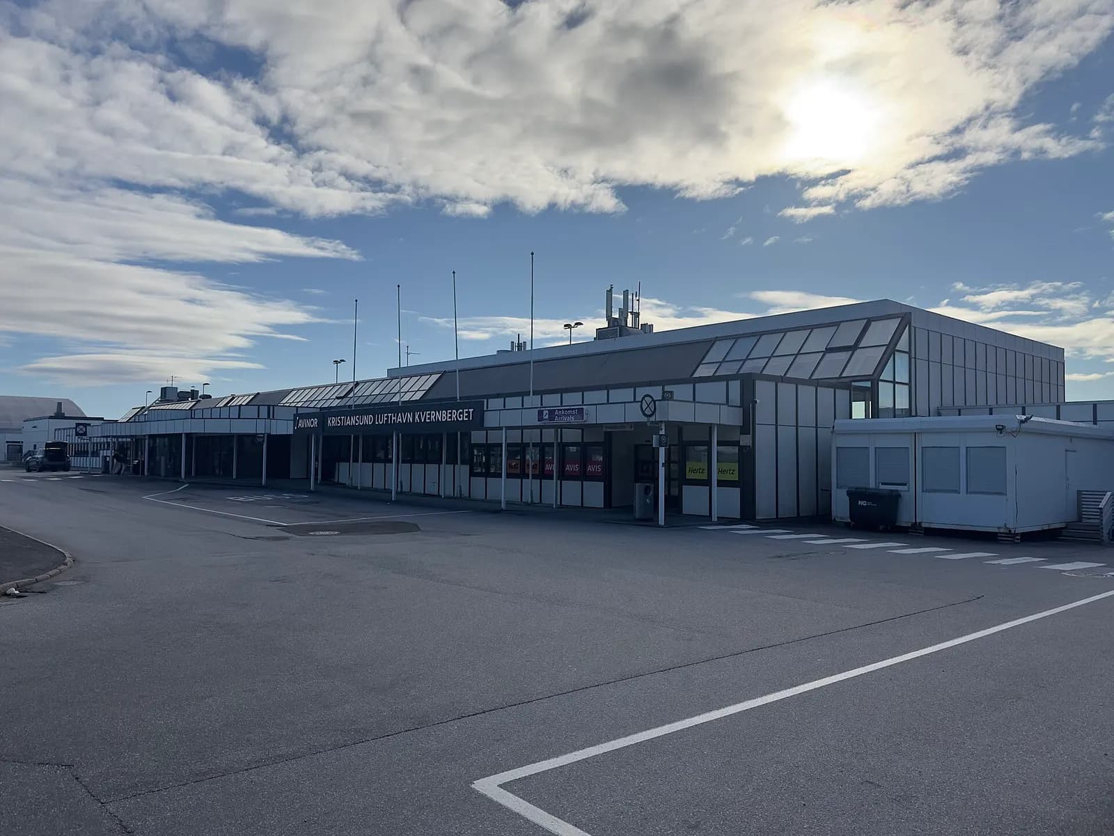 Kristiansund Airport Kvernberget terminal building