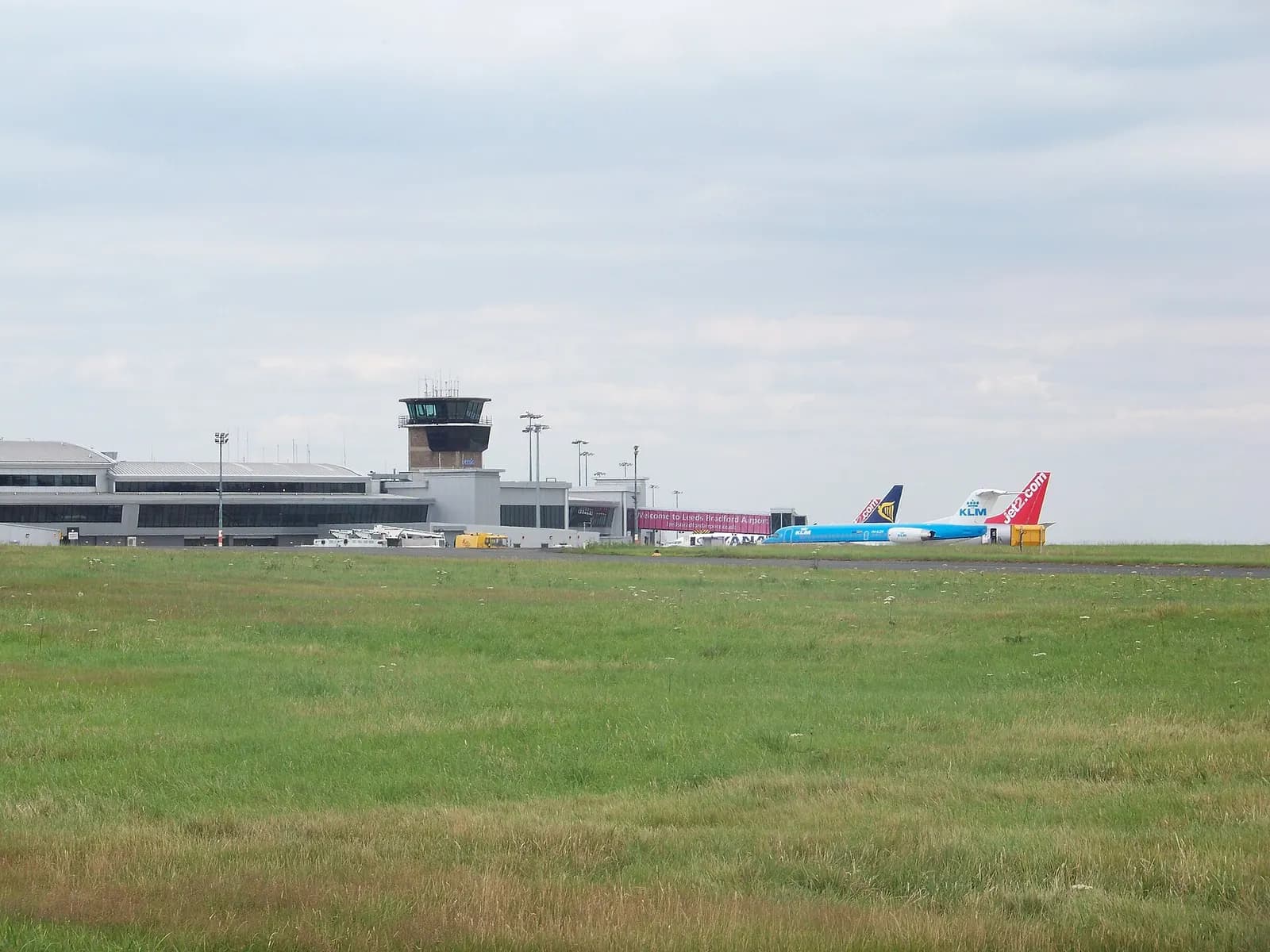 The airside of Leeds Bradford International Airport. Taken on the afternoon of Saturday the 24th of July 2010.