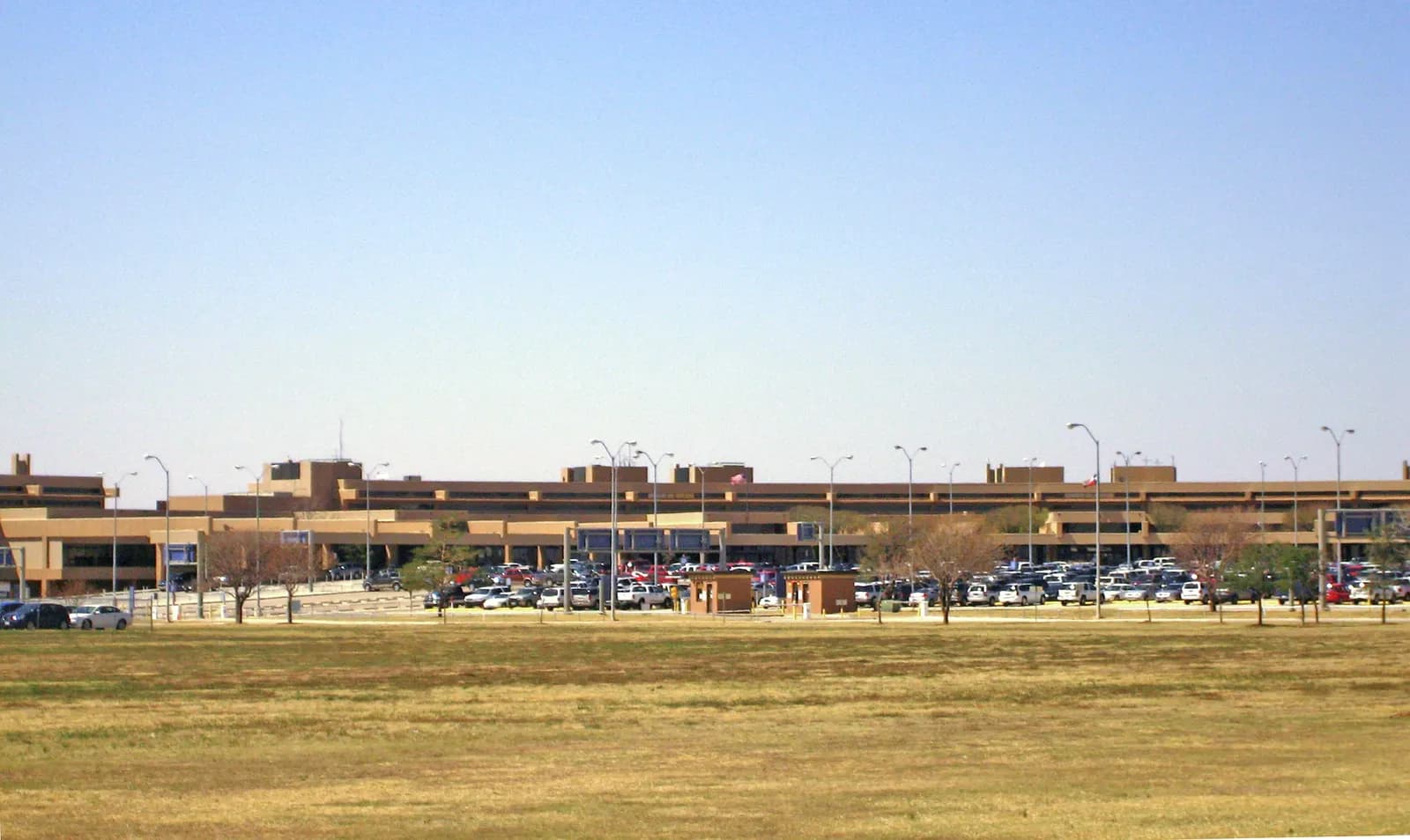 April 2009 landside view of Lubbock Preston Smith International Airport.