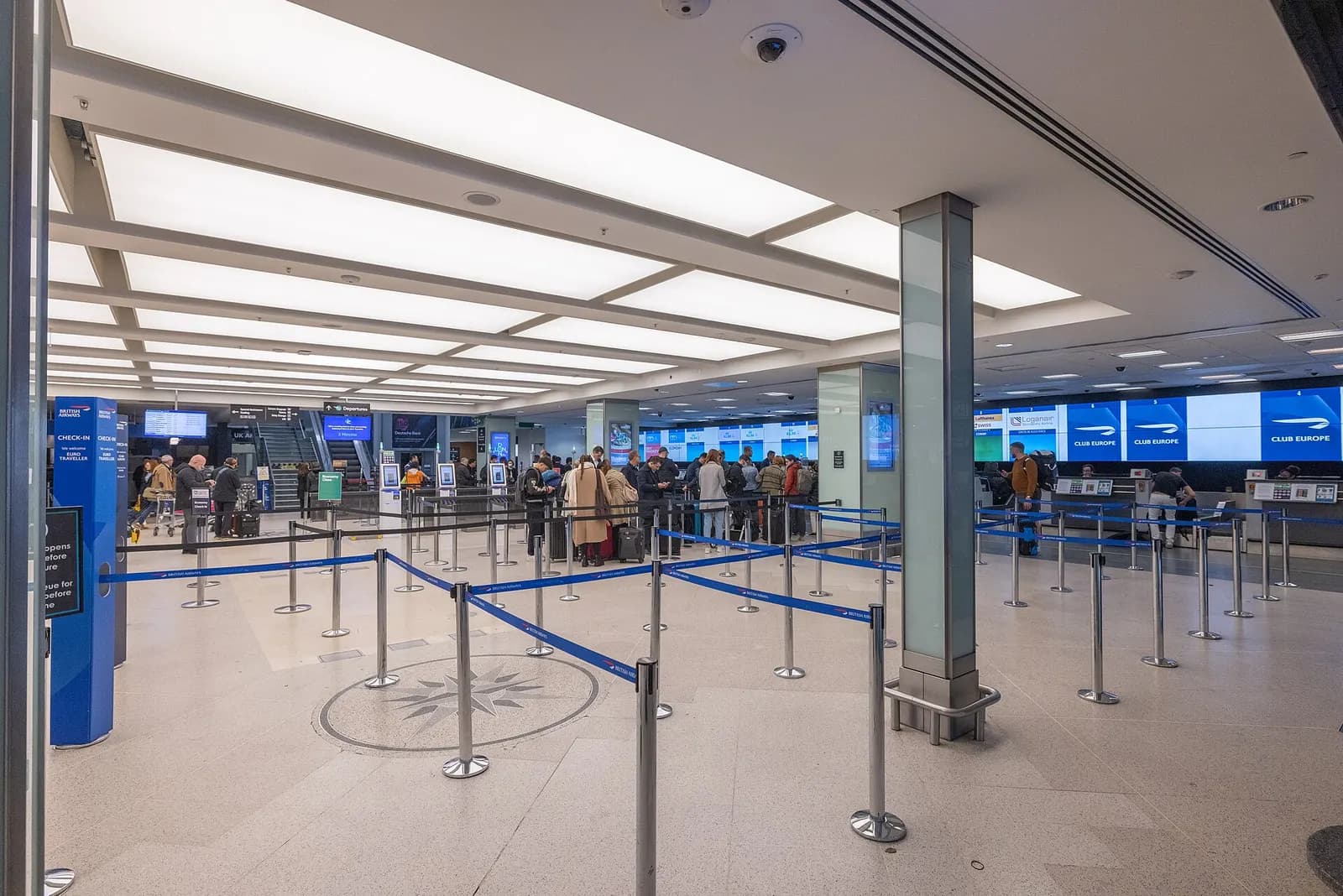 Exterior of the London City Airport passenger terminal building