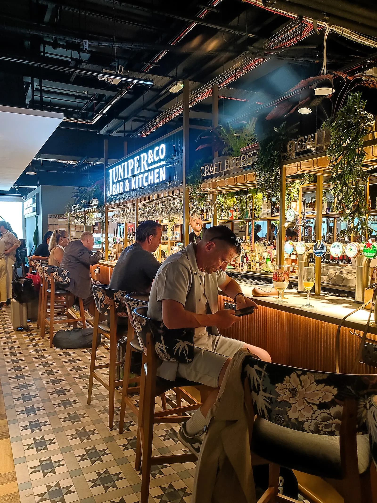 Juniper & Co. airside dining at London City Airport
