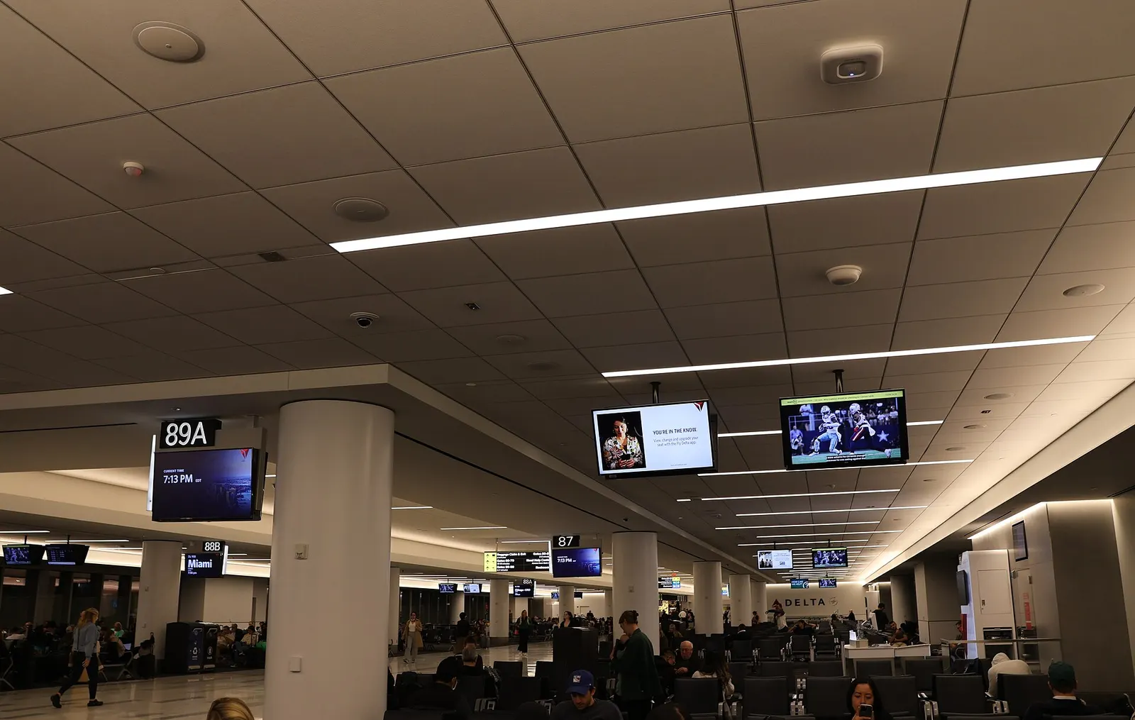 LaGuardia Airport (LGA) Terminal C in New York City, New York.