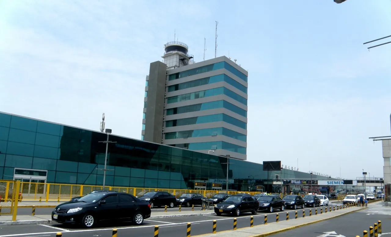 Jorge Chávez International Airport near Lima , Peru