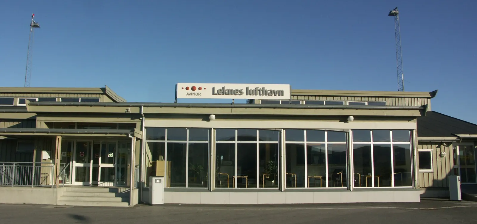 Exterior of LKN, Leknes Airport, Vestvågøya, Lofoten, Norway