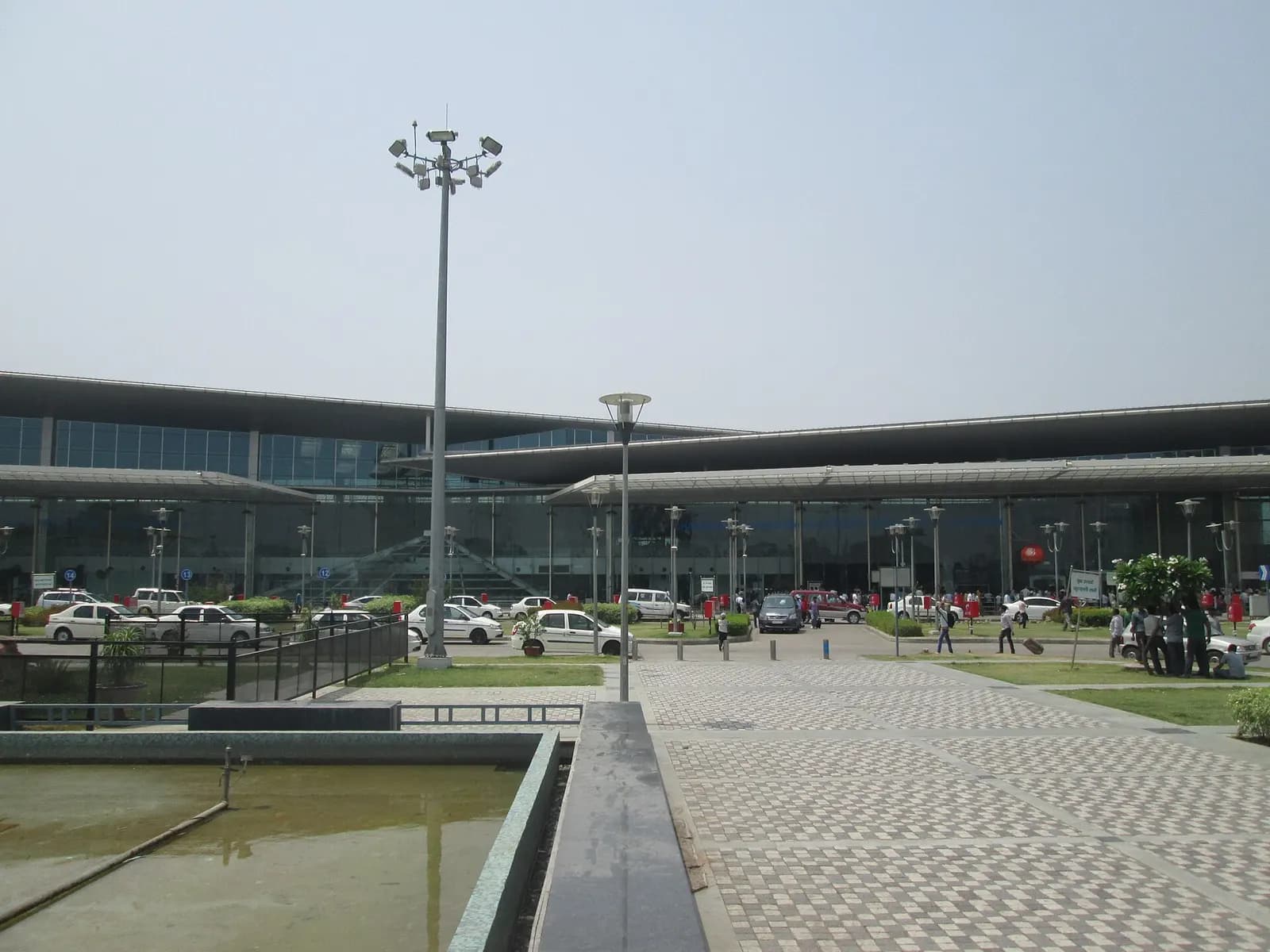 Amausi Airport, Lucknow. Now known as Chaudhry Charan Singh International Aiport. Photograph taken on a humid June day in 2014