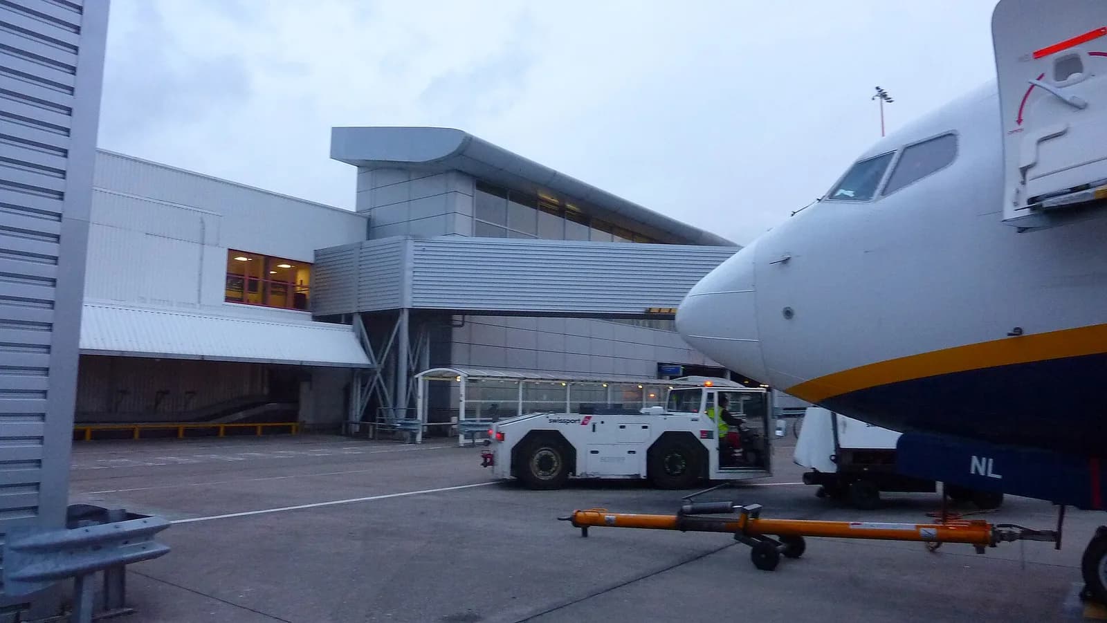 Aircraft stand 3 at Liverpool John Lennon Airport
