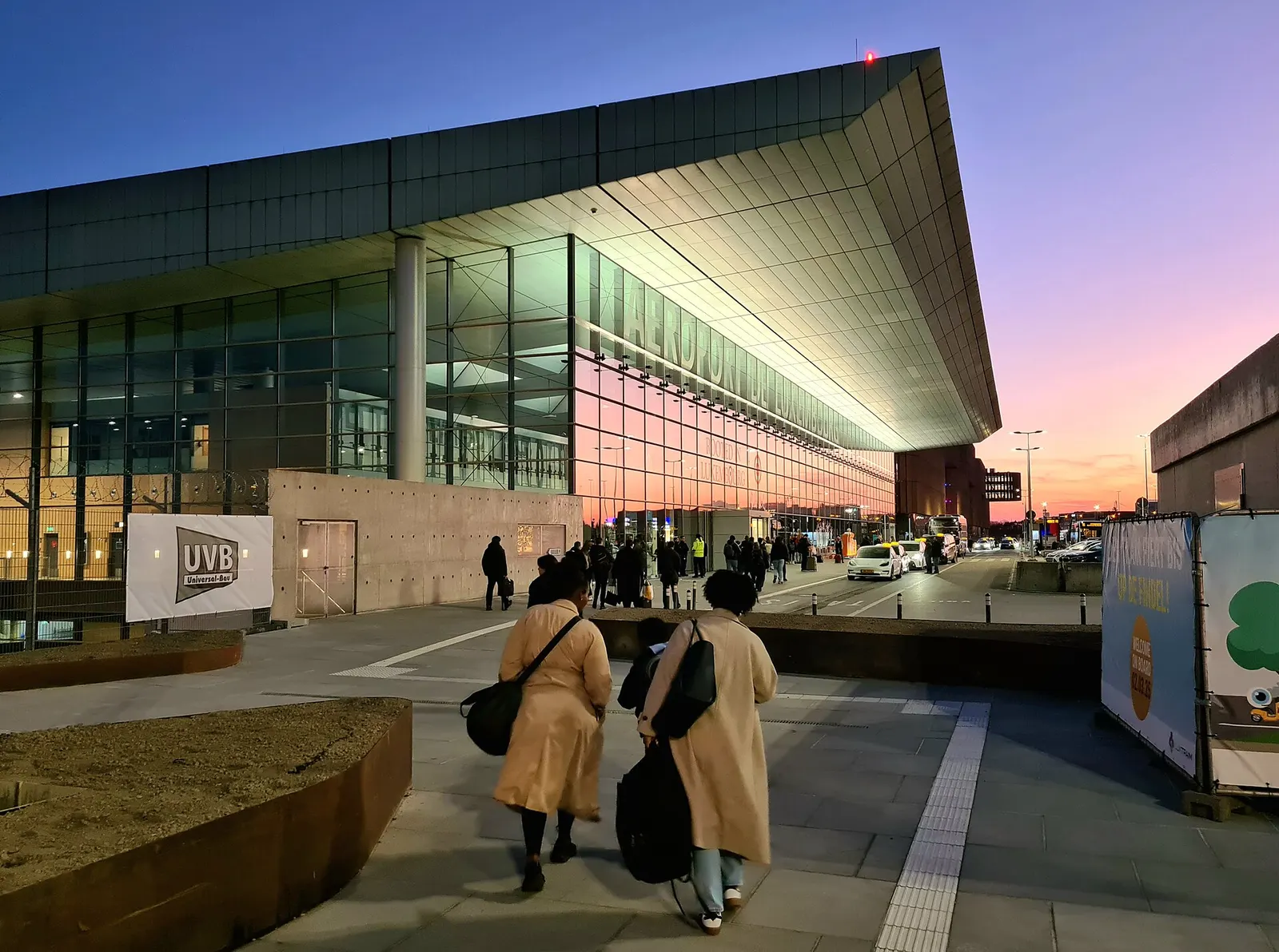 Entrance of Luxembourg Airport