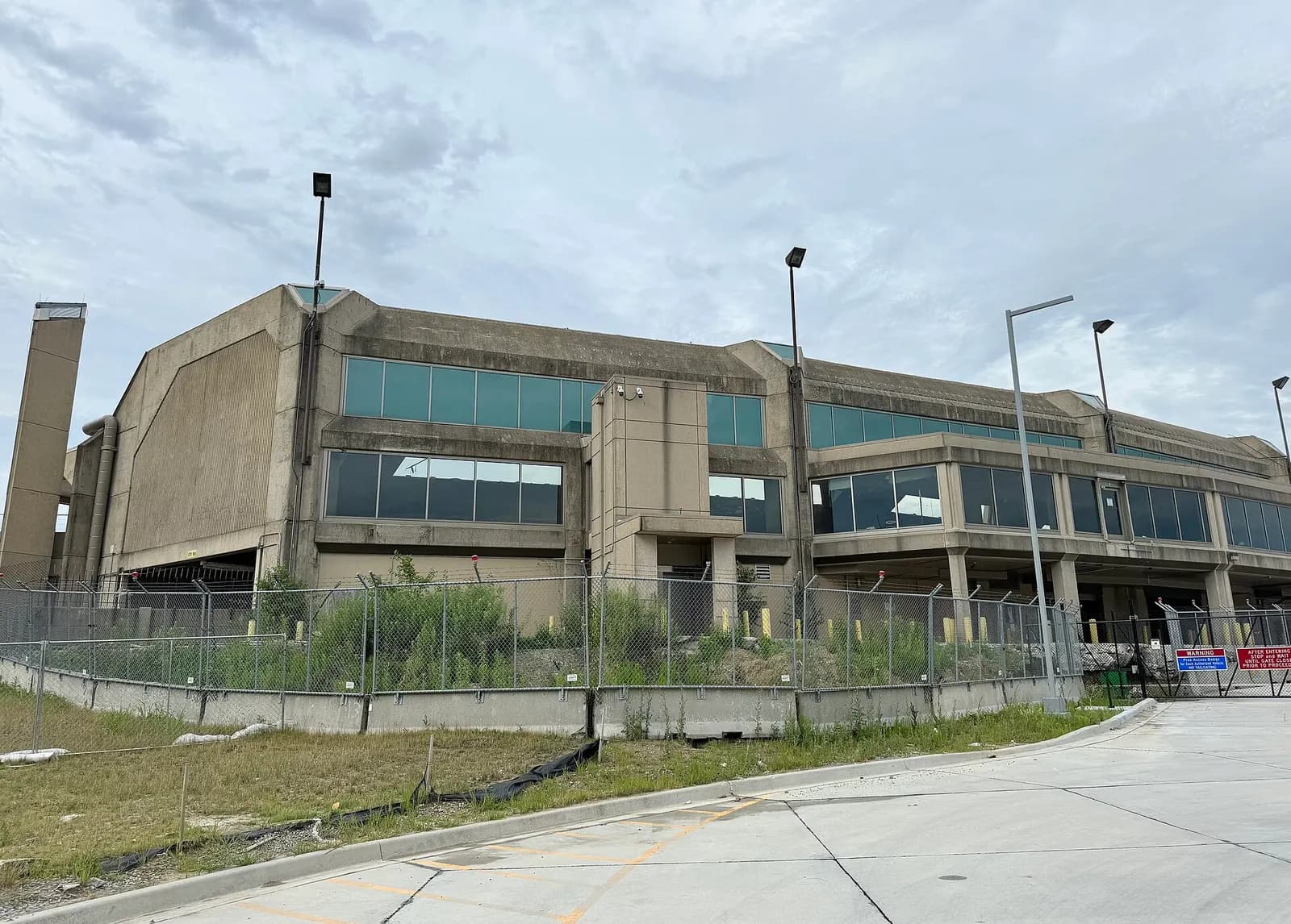 Kansas City International Airport old Terminal B a month before demolition