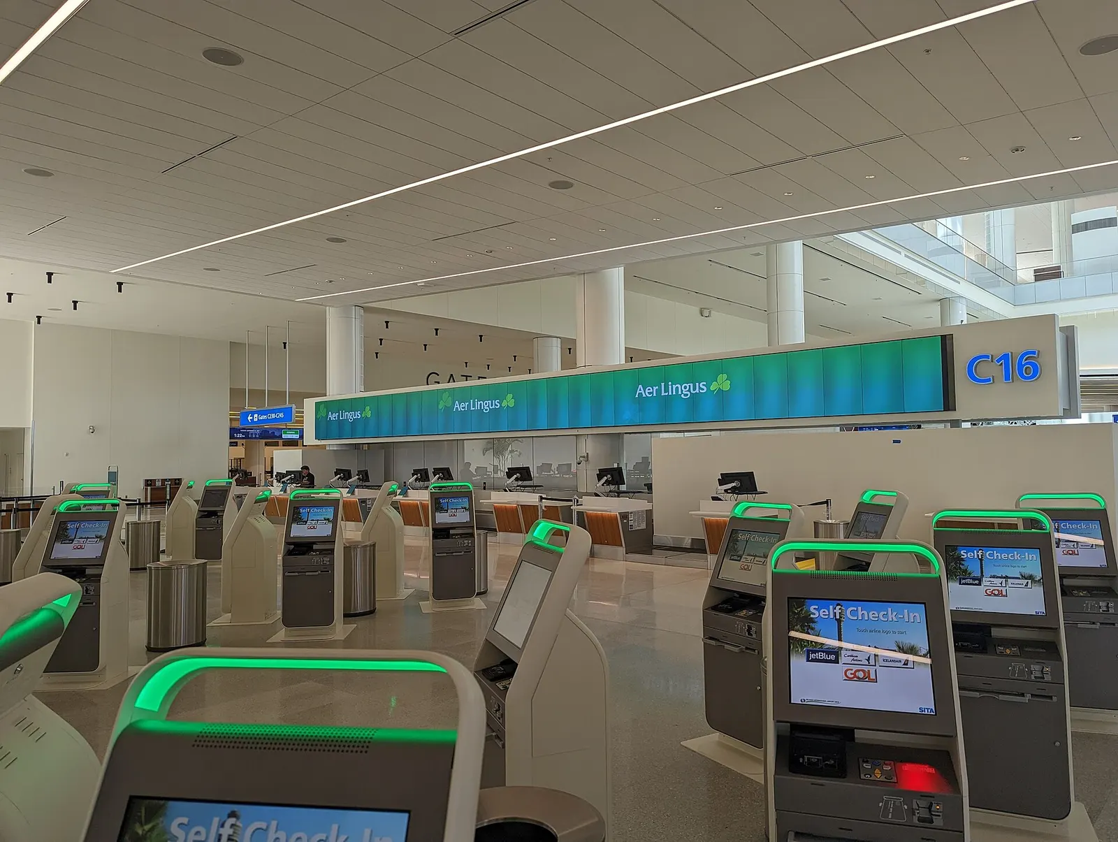 Orlando International Airport Terminal C Opening Day. Aer Lingus will be the first airline to arrive and depart the terminal