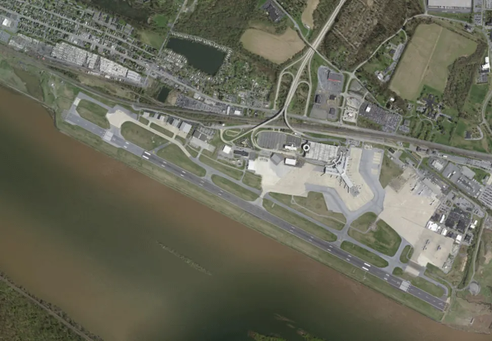 Spring 2018 PASDA / PEMA orthoimagery of Harrisburg International Airport