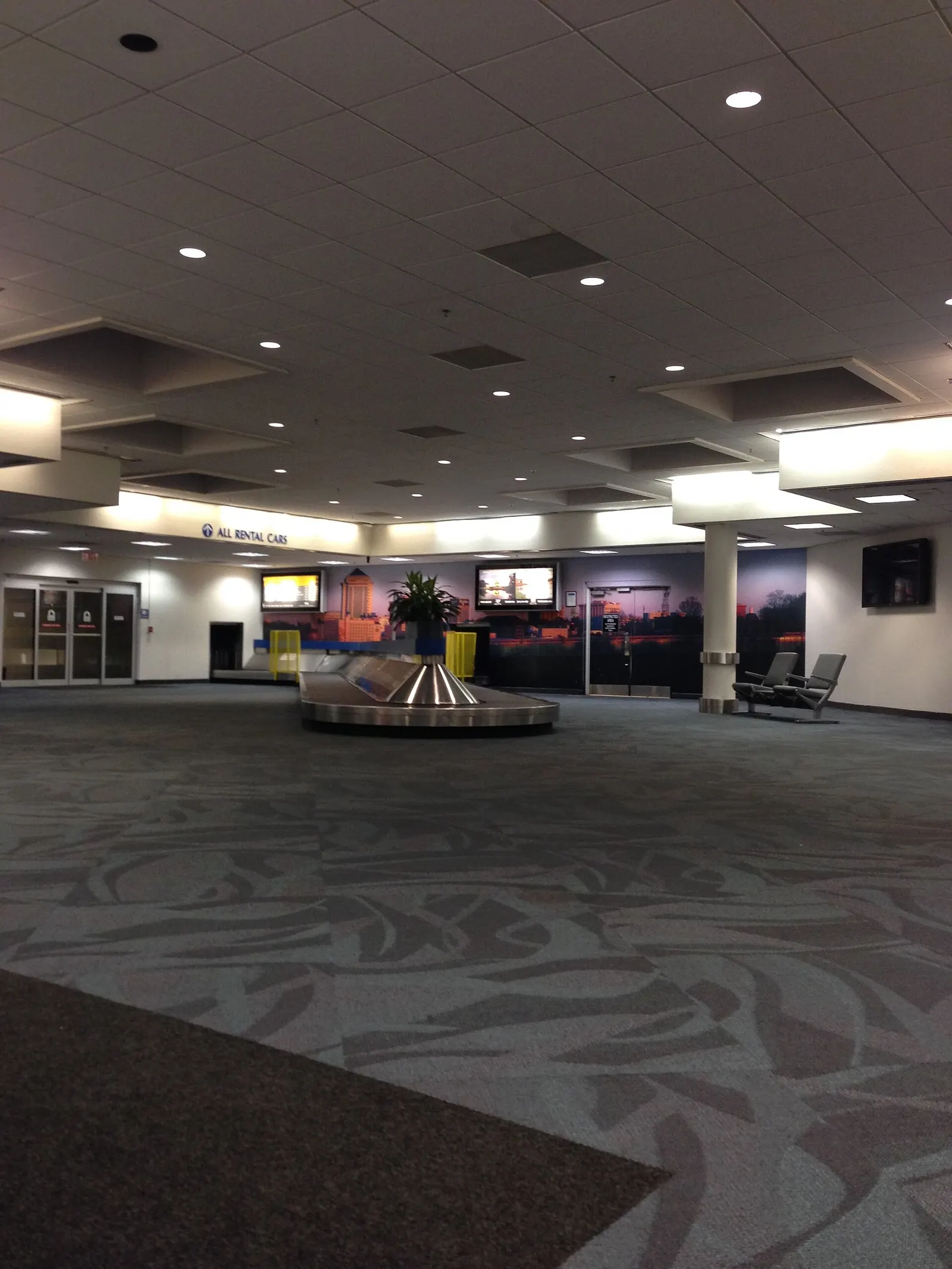 Baggage claim at Montgomery Regional Airport