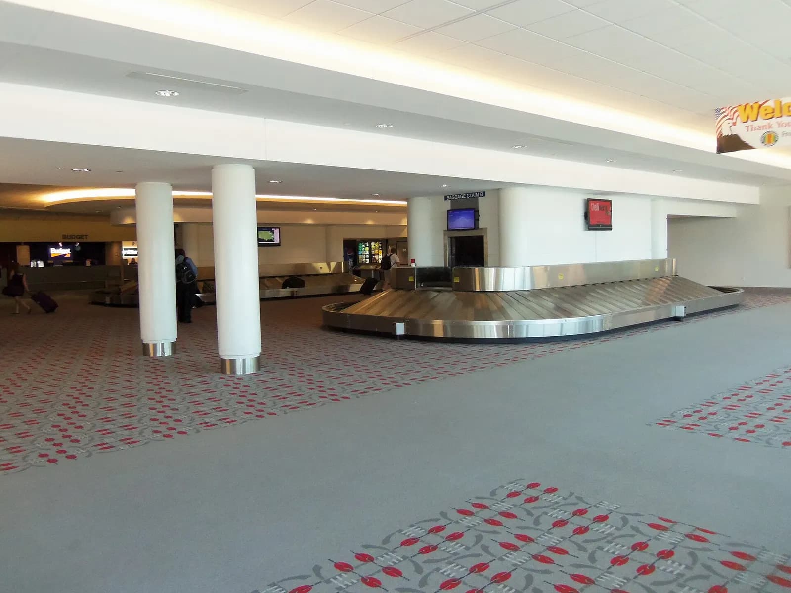 Historic July 2012 baggage claim at Quad Cities International Airport