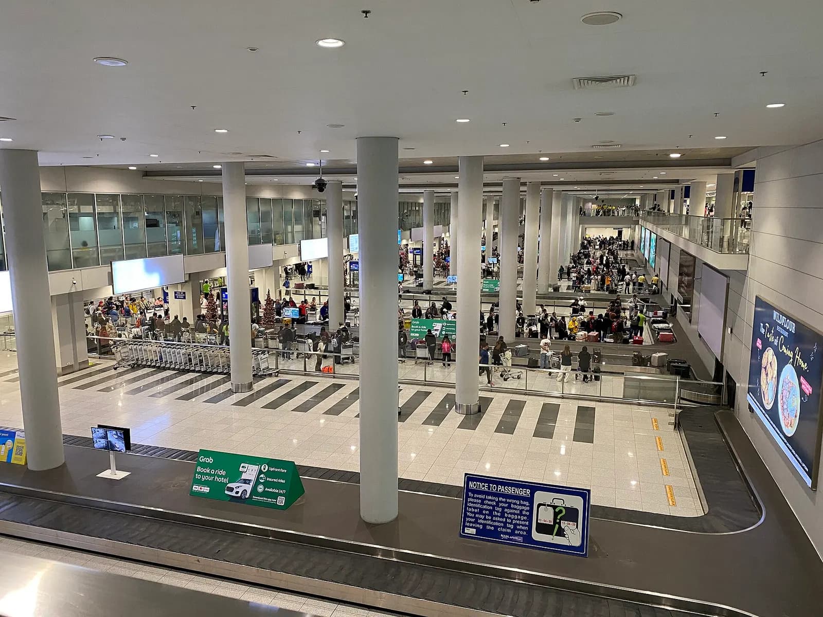 Baggage claim area of NAIA Terminal 3