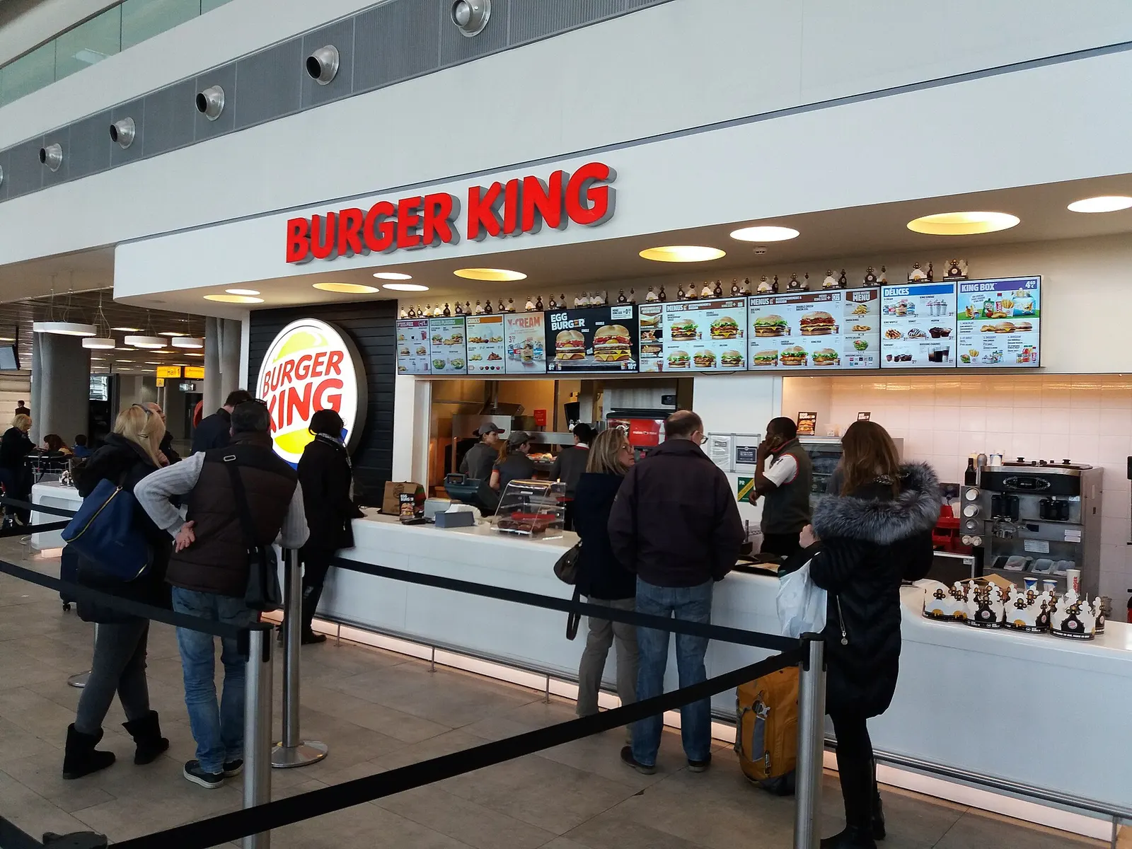 Restaurant Burger King de l'aéroport Marseille-Provence (France)