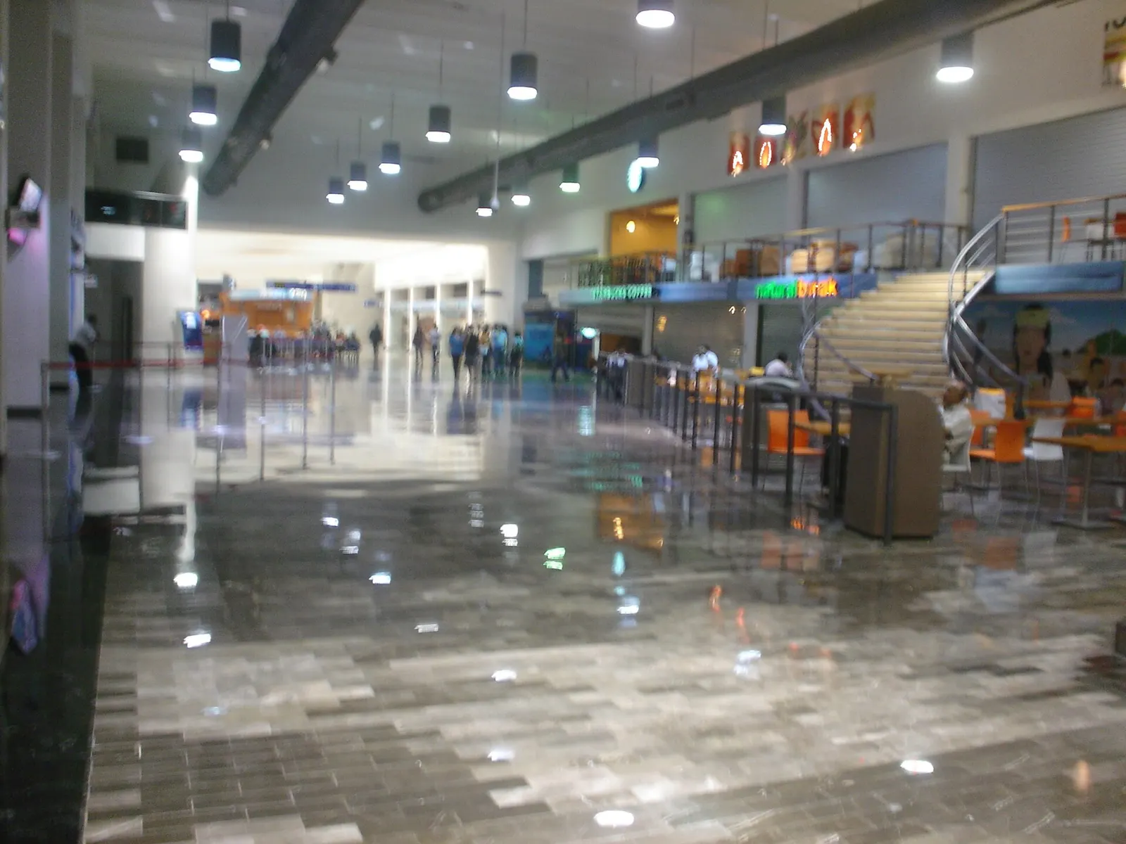 Main corridor at Monterrey International Airport