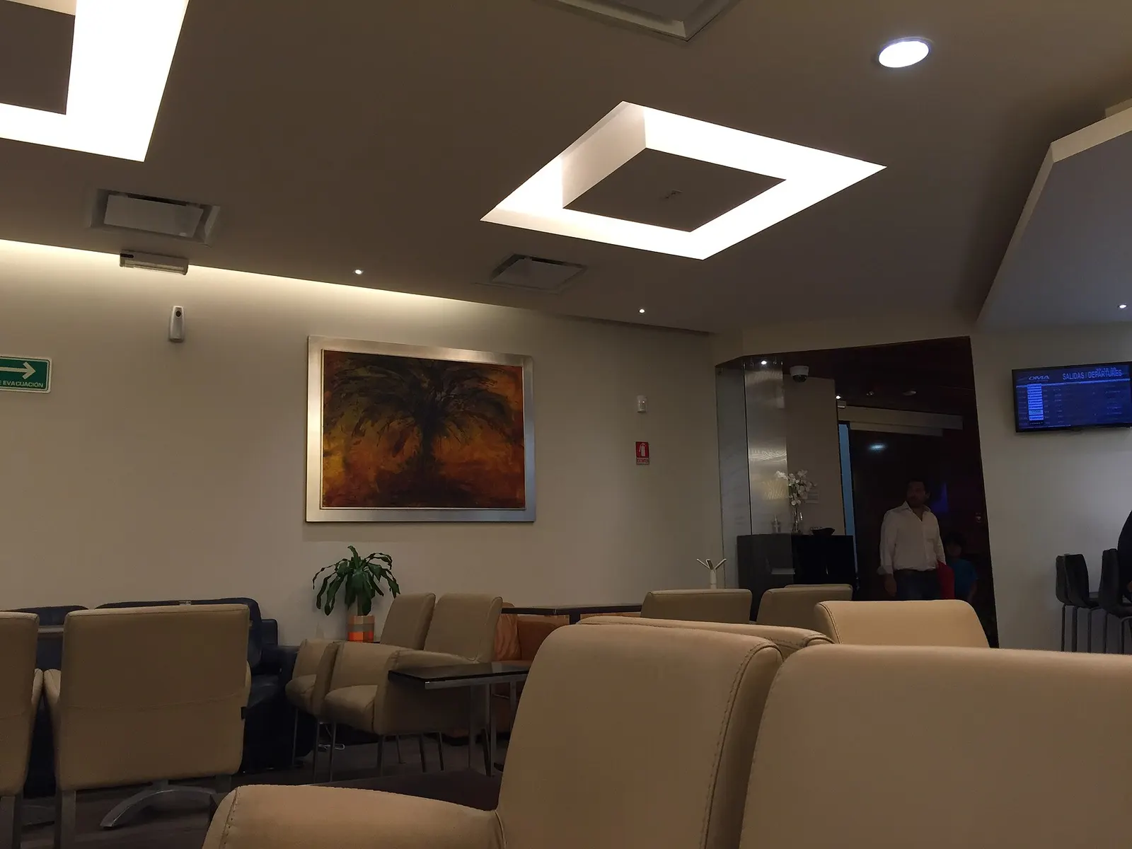 Salón Centurion de la Terminal A del Aeropuerto Internacional de Monterrey.