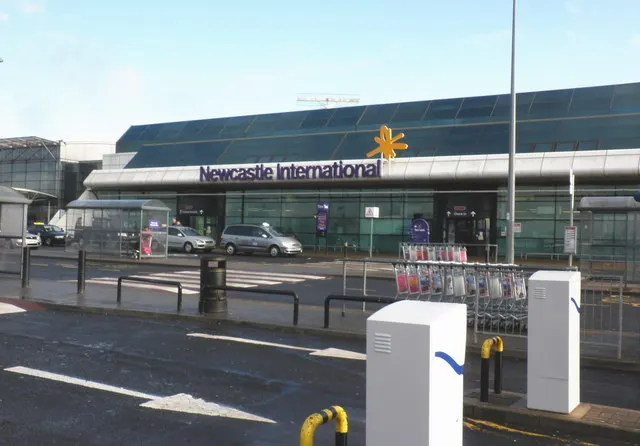 Terminal building exterior at Newcastle Airport
