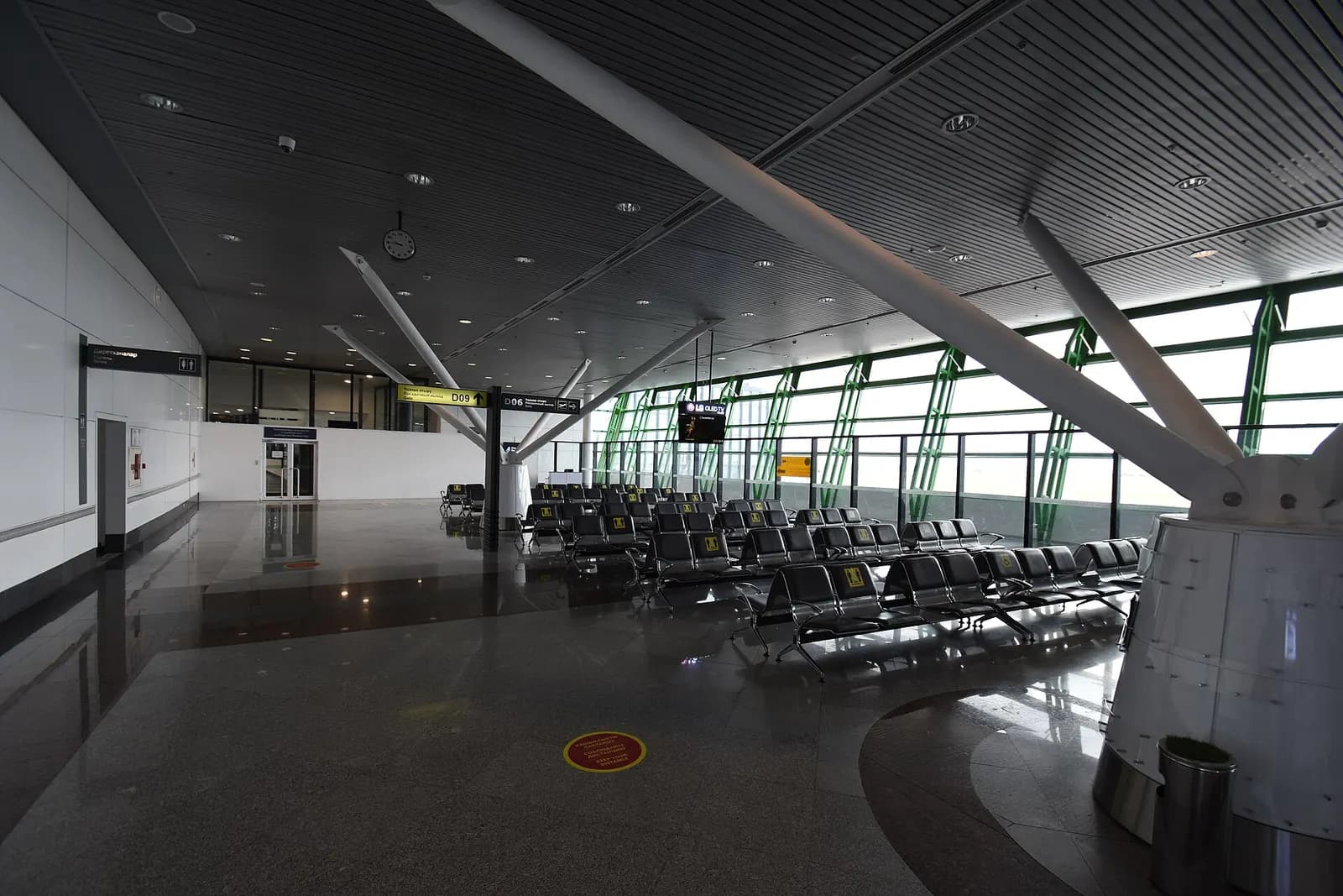 Nursultan Nazarbayev International Airport gate area