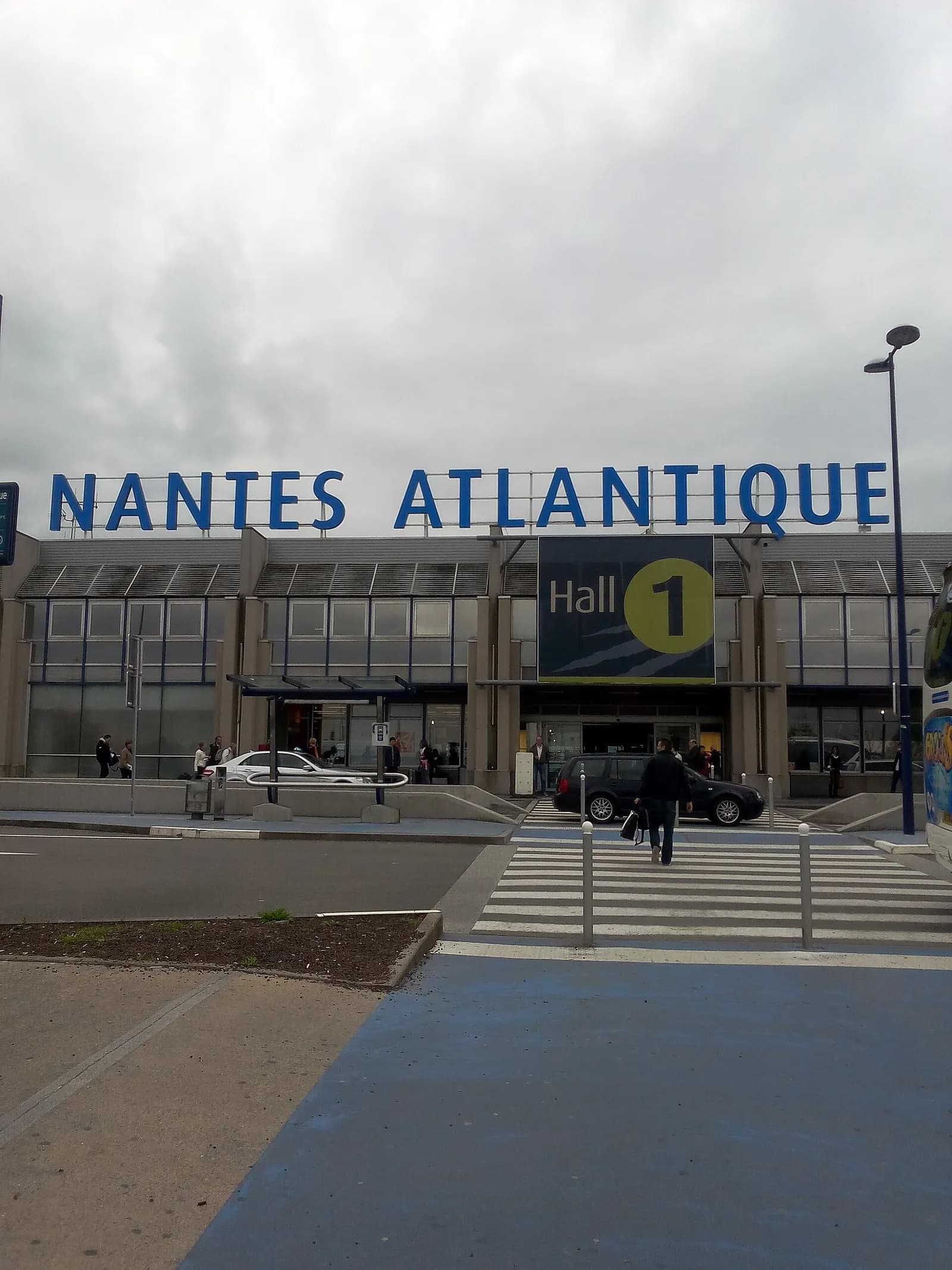 Landside entrance to Nantes Atlantique Airport