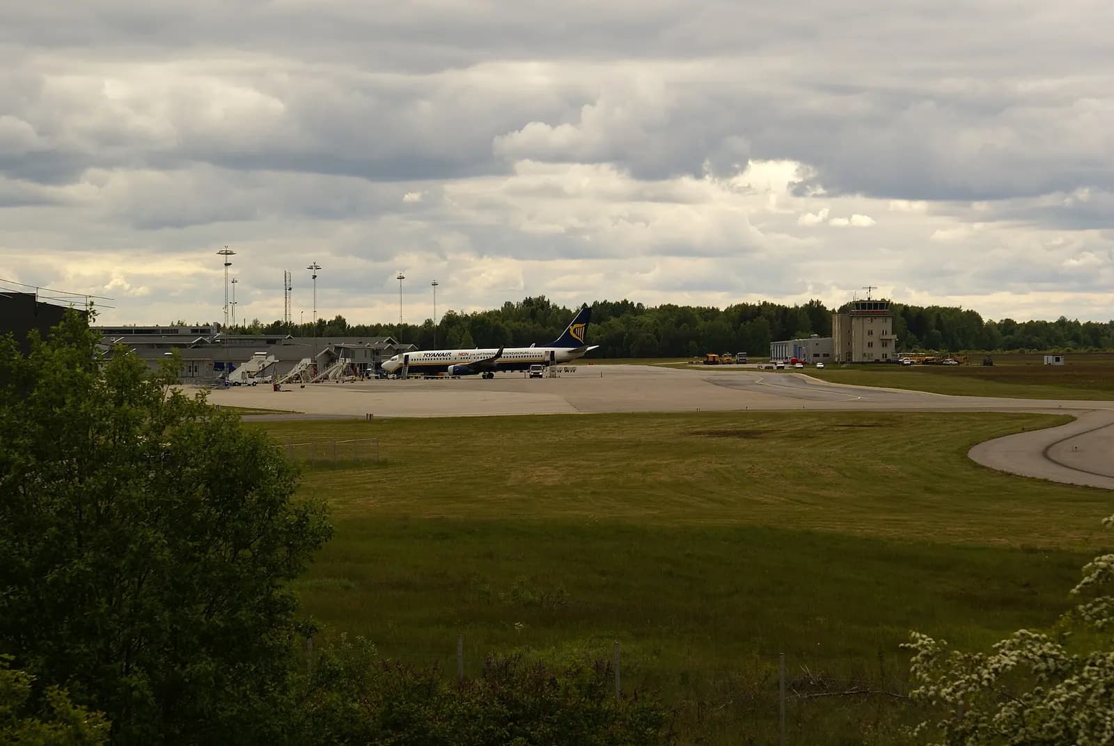 Panorama of Skavsta Airport