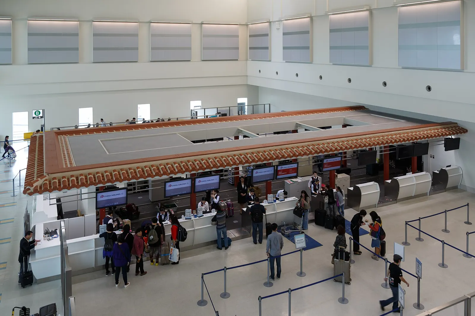 Naha Airport international terminal exterior