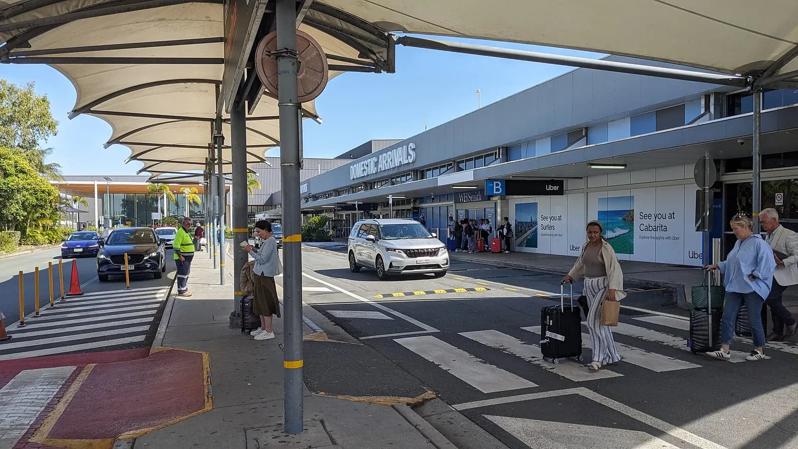 Domestic Arrivals area of Gold Coast Airport, Queensland